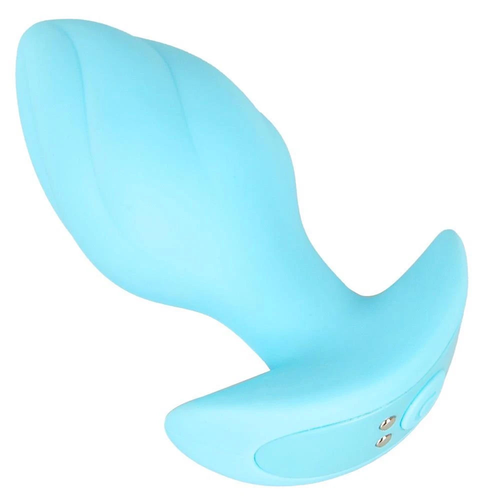 Plug anal 7 funciones – vibrador, recargable, azul | Cuties