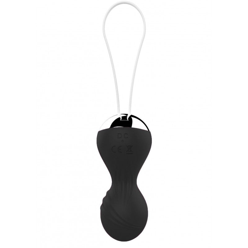 Vibrating Silicone Kegel Balls USB 10 Function / Remote control -Black
