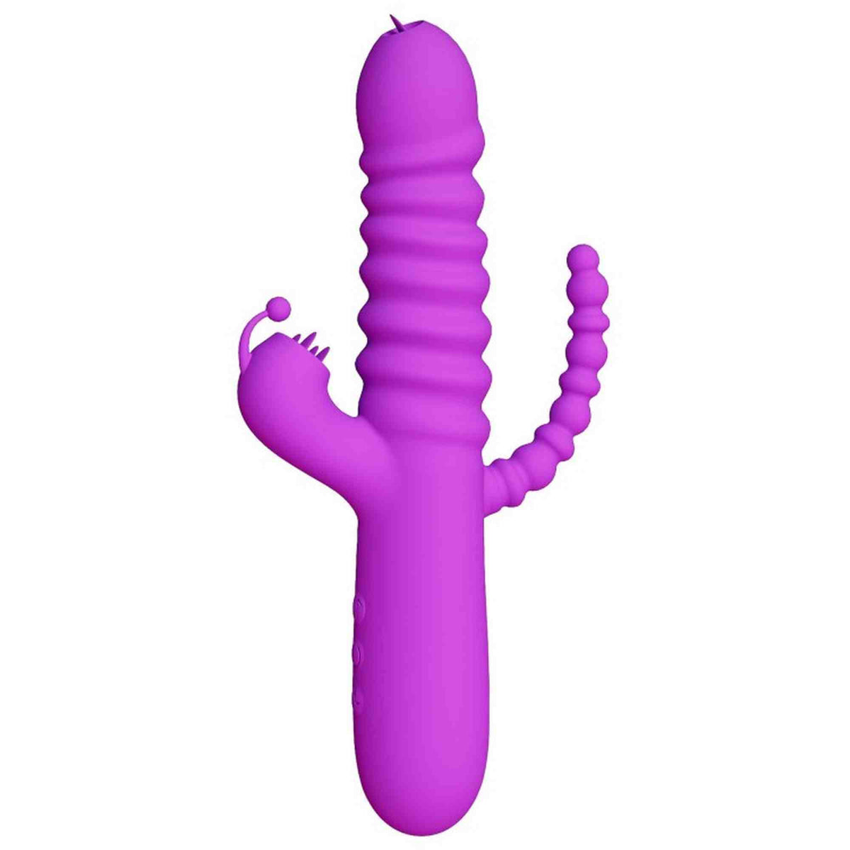Sex machine Triple thruster – ricaricabile, vibrante, fucsia | Favorites