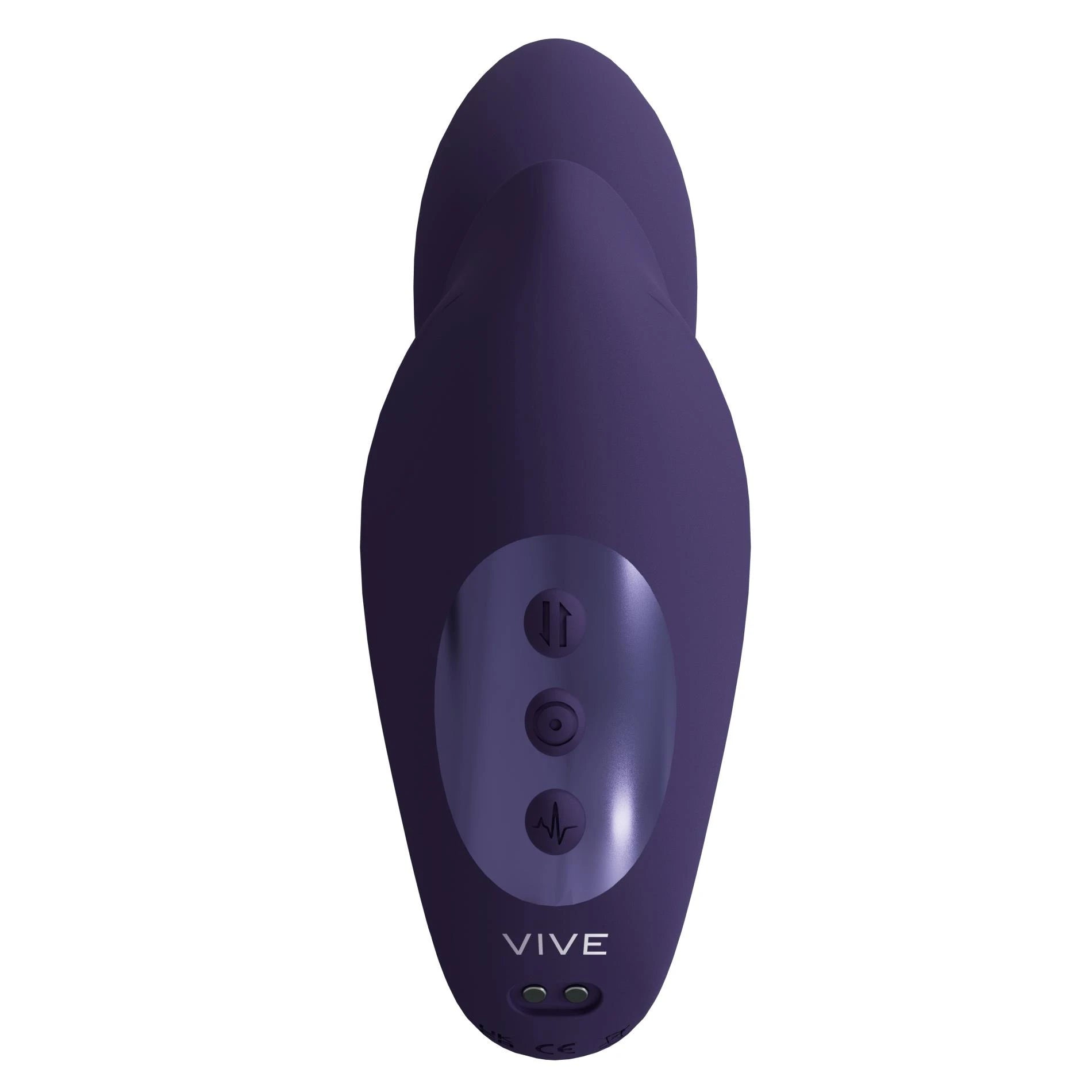 VIVE - Yuki - Rechargeable Dual Motor - Vibrateur Point G avec Perles Massantes - Violet