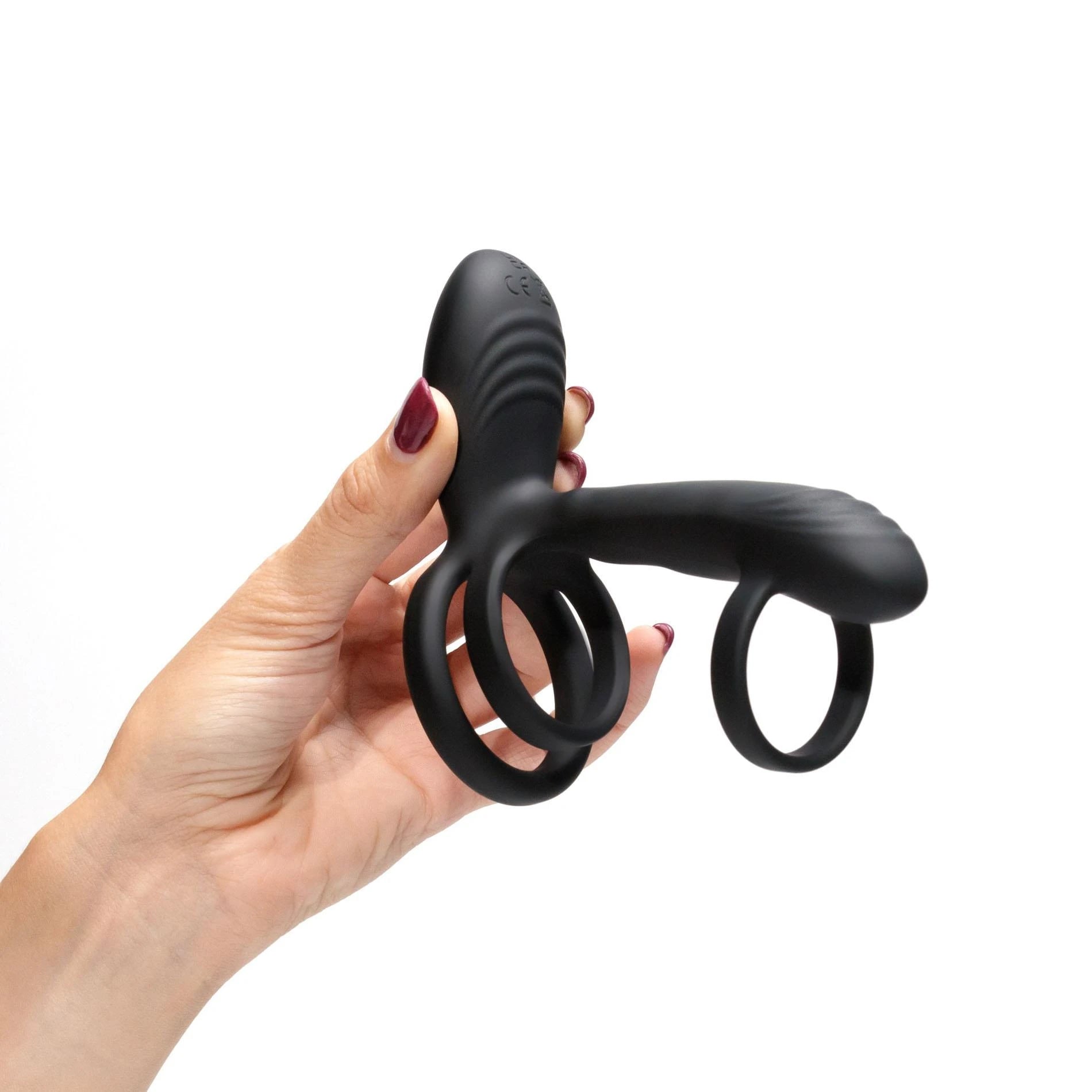 Tornado - Rotating Penis Armour - Black