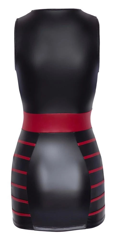 Robe noir/rouge L
