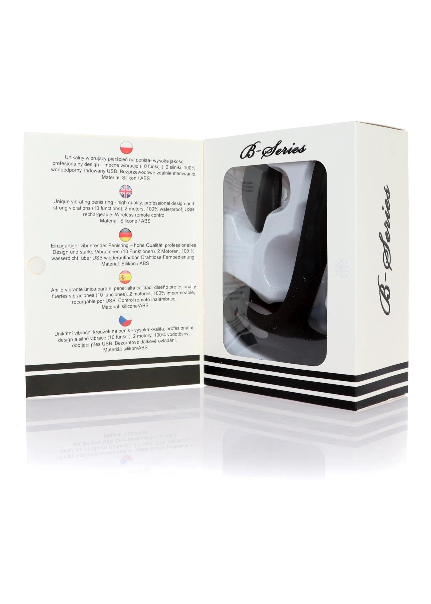 Stimulator - Double vibrating ring - USB 10 Functions / Remote Control