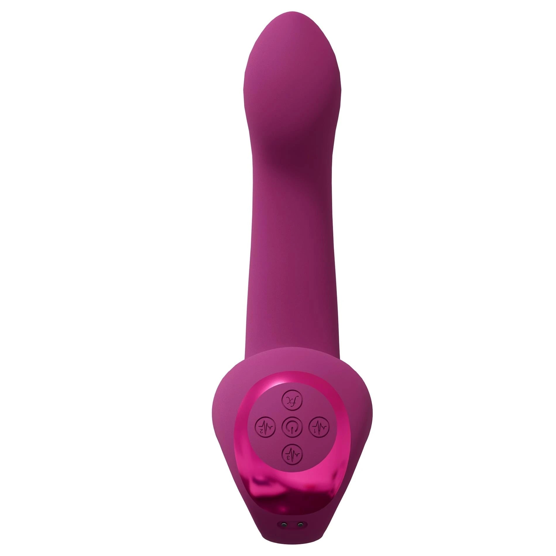 Riko - Masse d'impact rechargeable à triple action avec mouvement de doigt avancé et stimulateur d'ondes pulsées - Rose