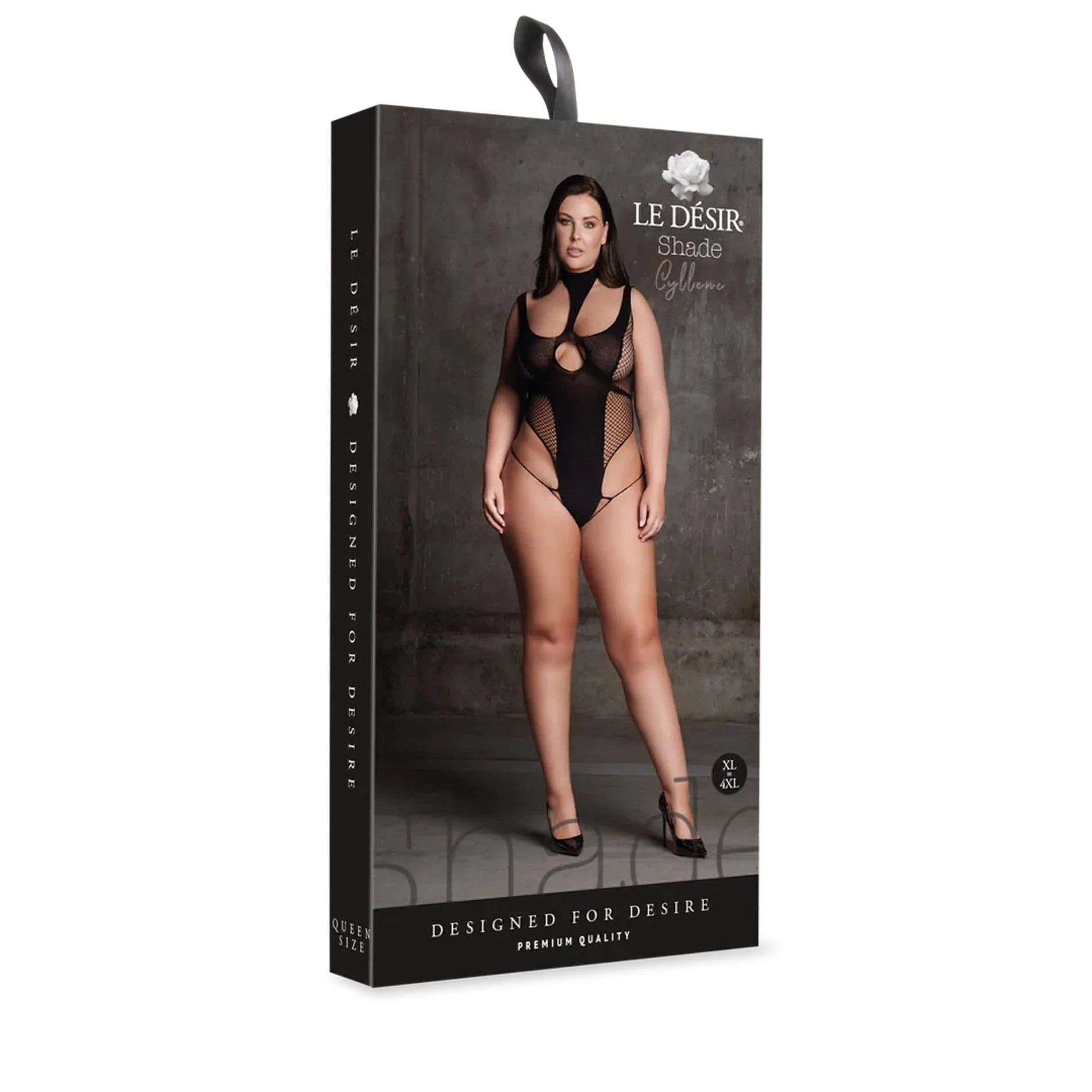 Cyllene XLVIII - Body with Turtleneck - Queen Size - Black