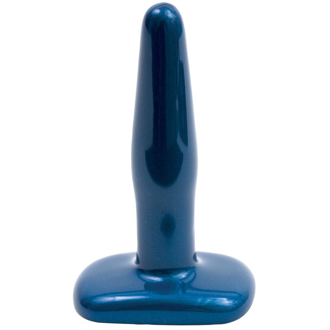 Buttplug irisé - Petit - Bleu nuit