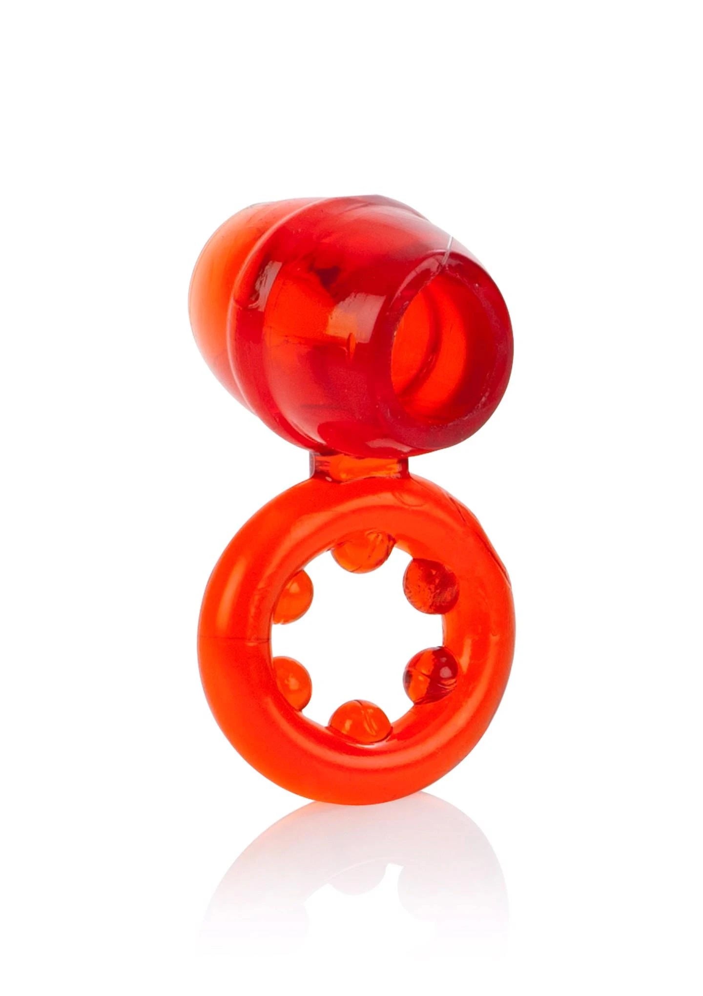 Bague Double Support Magnum Rouge