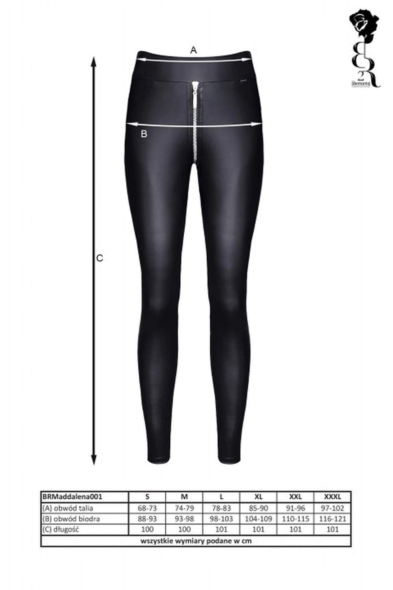 Underwear - BRMADDALENA001 black leggings size XXL