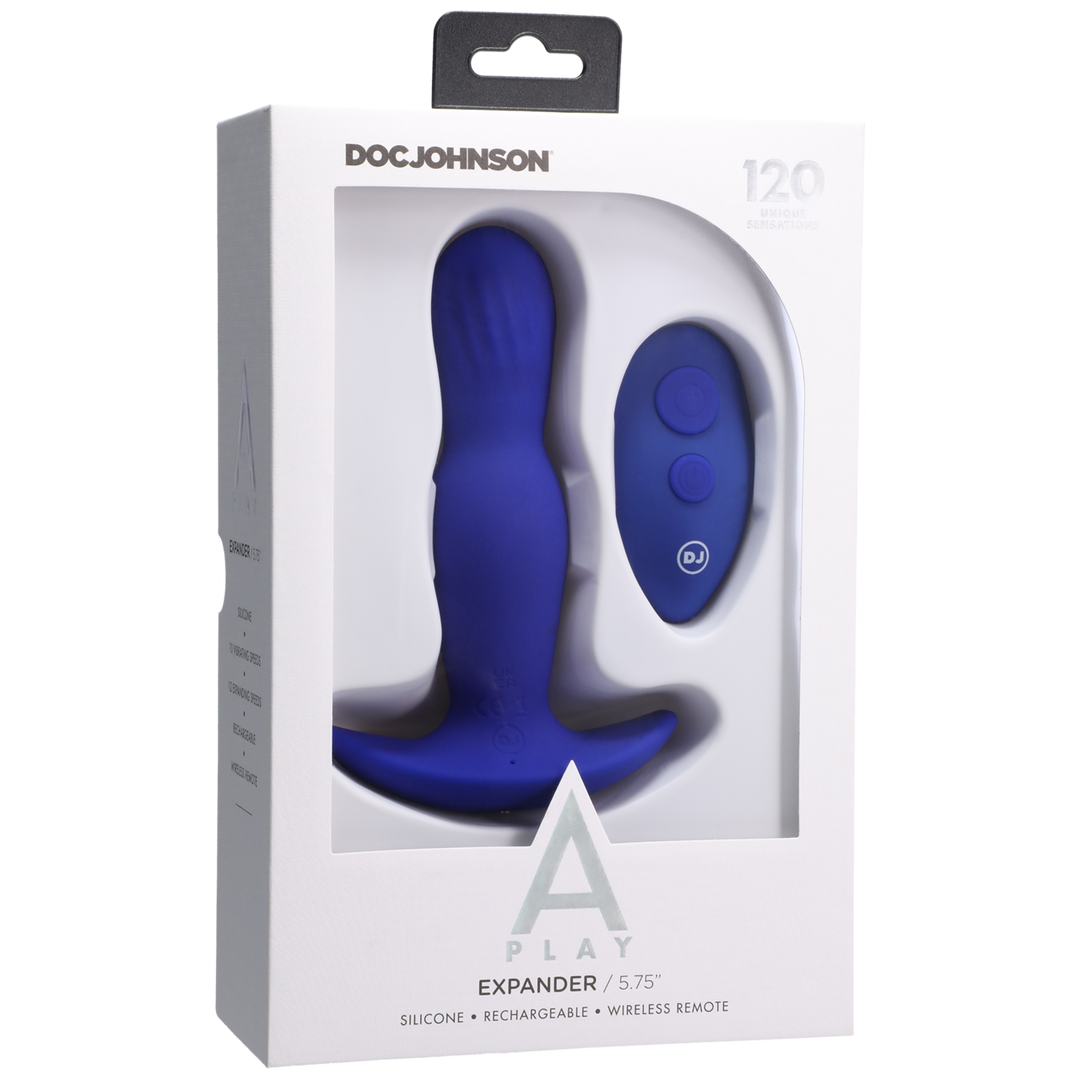 Écarteur - Plug anal en silicone avec télécommande
