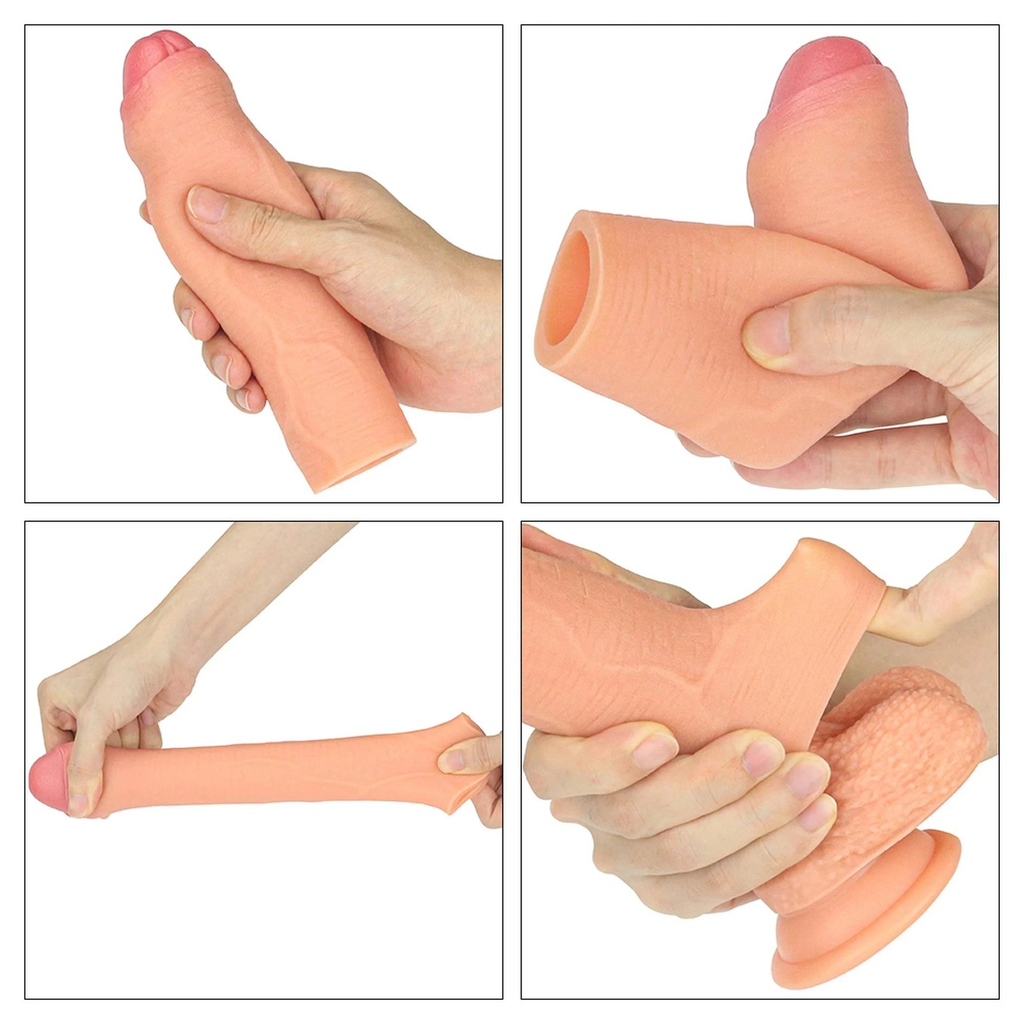 Add 1" Revolutionary Silicone Nature Extender Uncircumcised