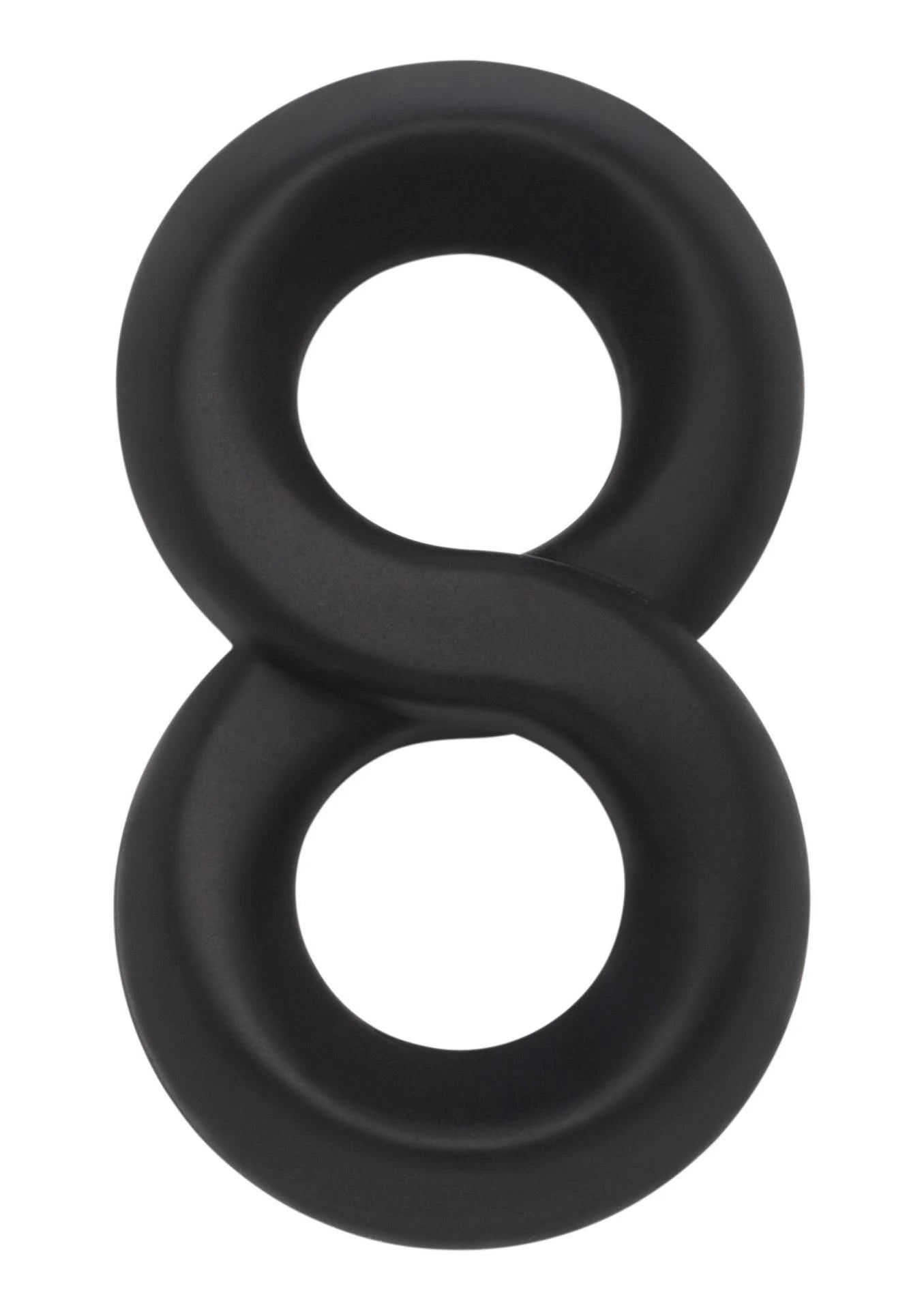 Anneau de pénis en silicone souple noir