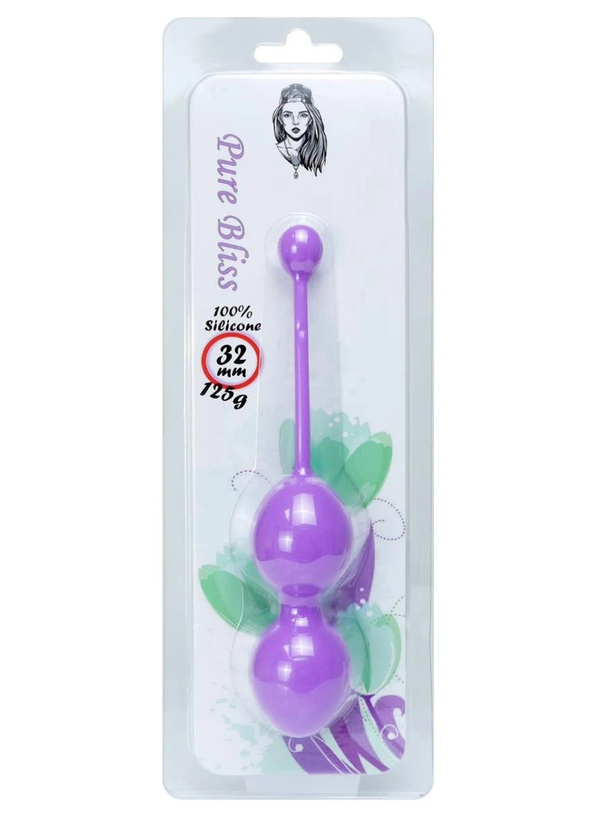 Silicone Kegel Balls 32mm 125g Purple - B - Series