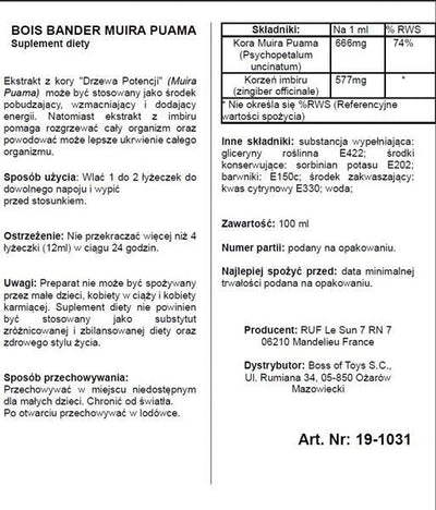 Complément alimentaire-BOIS BANDE 100 ML