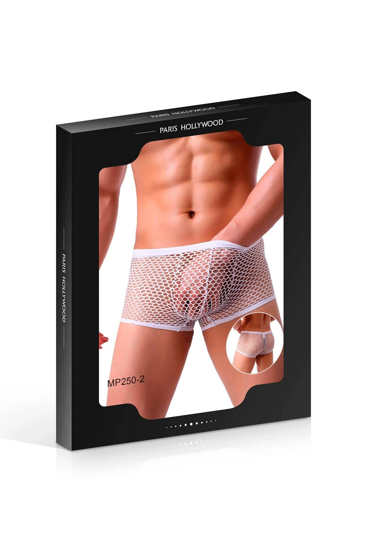 Paris Hollywood - Boxer short en résille pour homme S\M