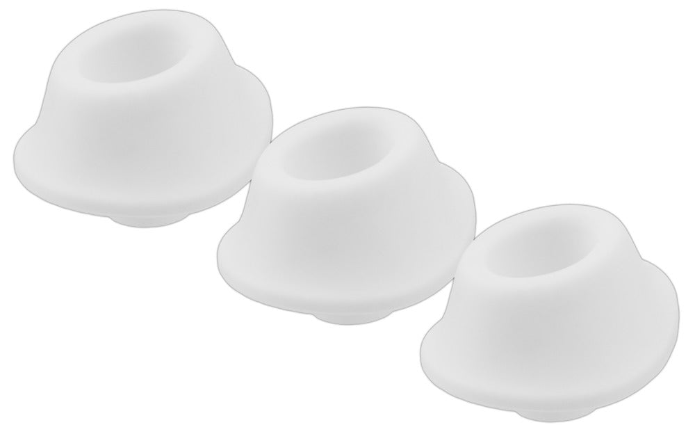 Heads Pack of 3 White