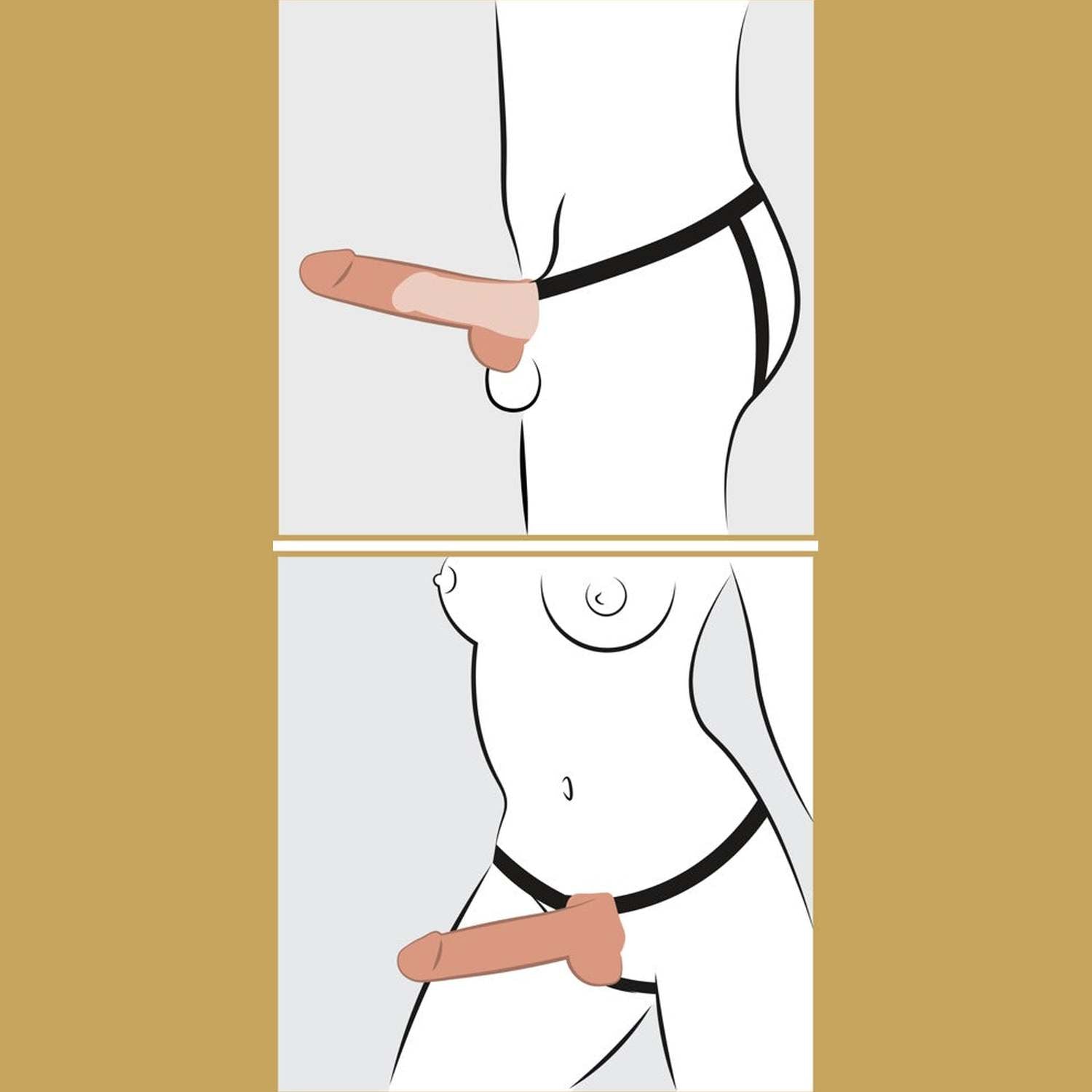Strap-on Squirting