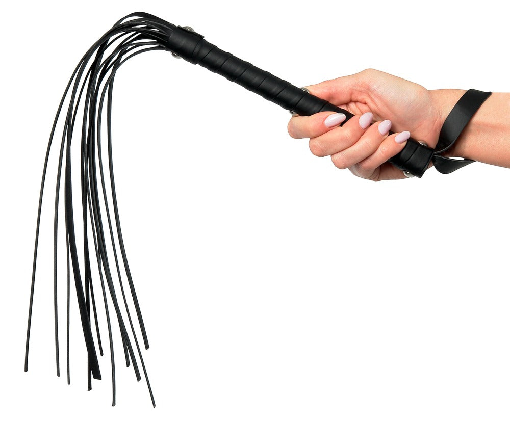 FFSLE Deluxe Chat à Neuf Queues Noir