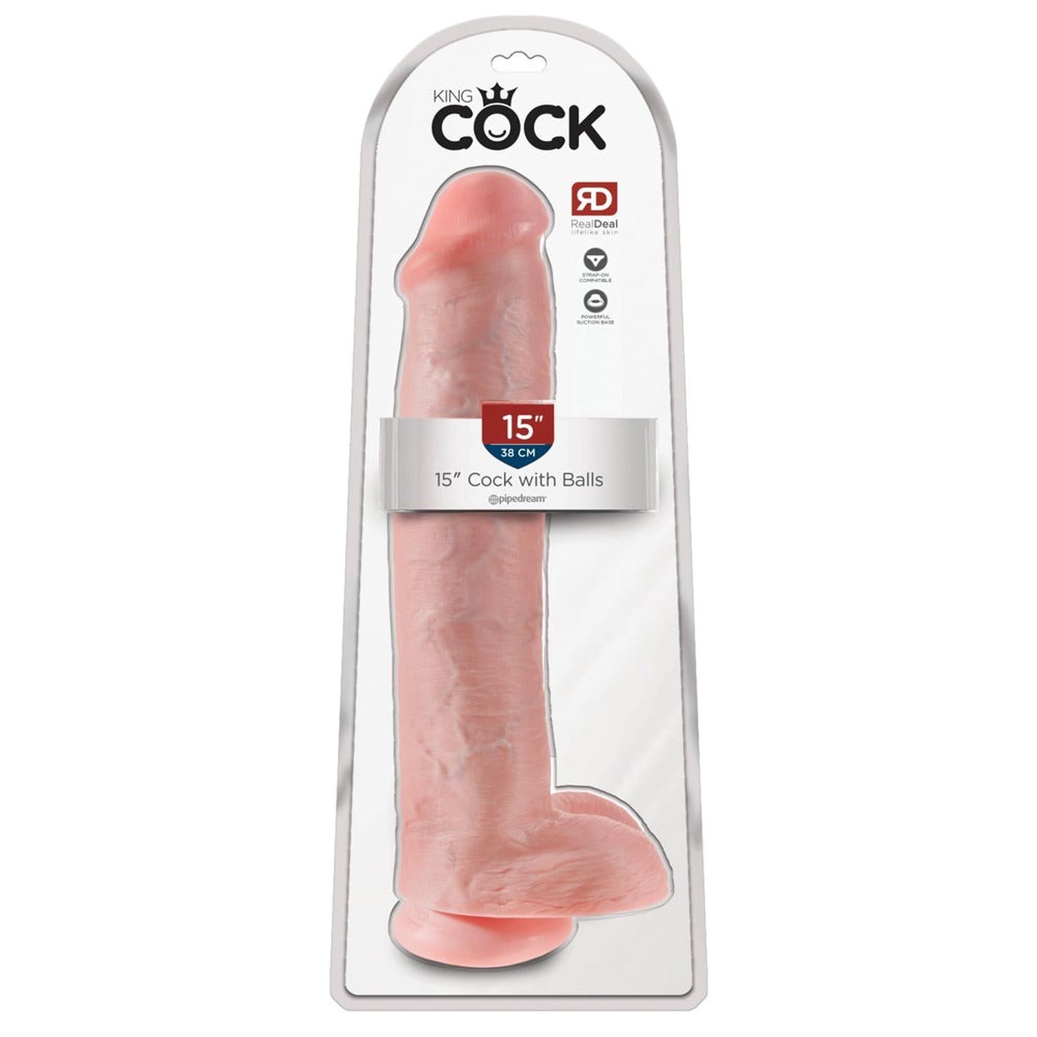 Cock with Balls 15"
