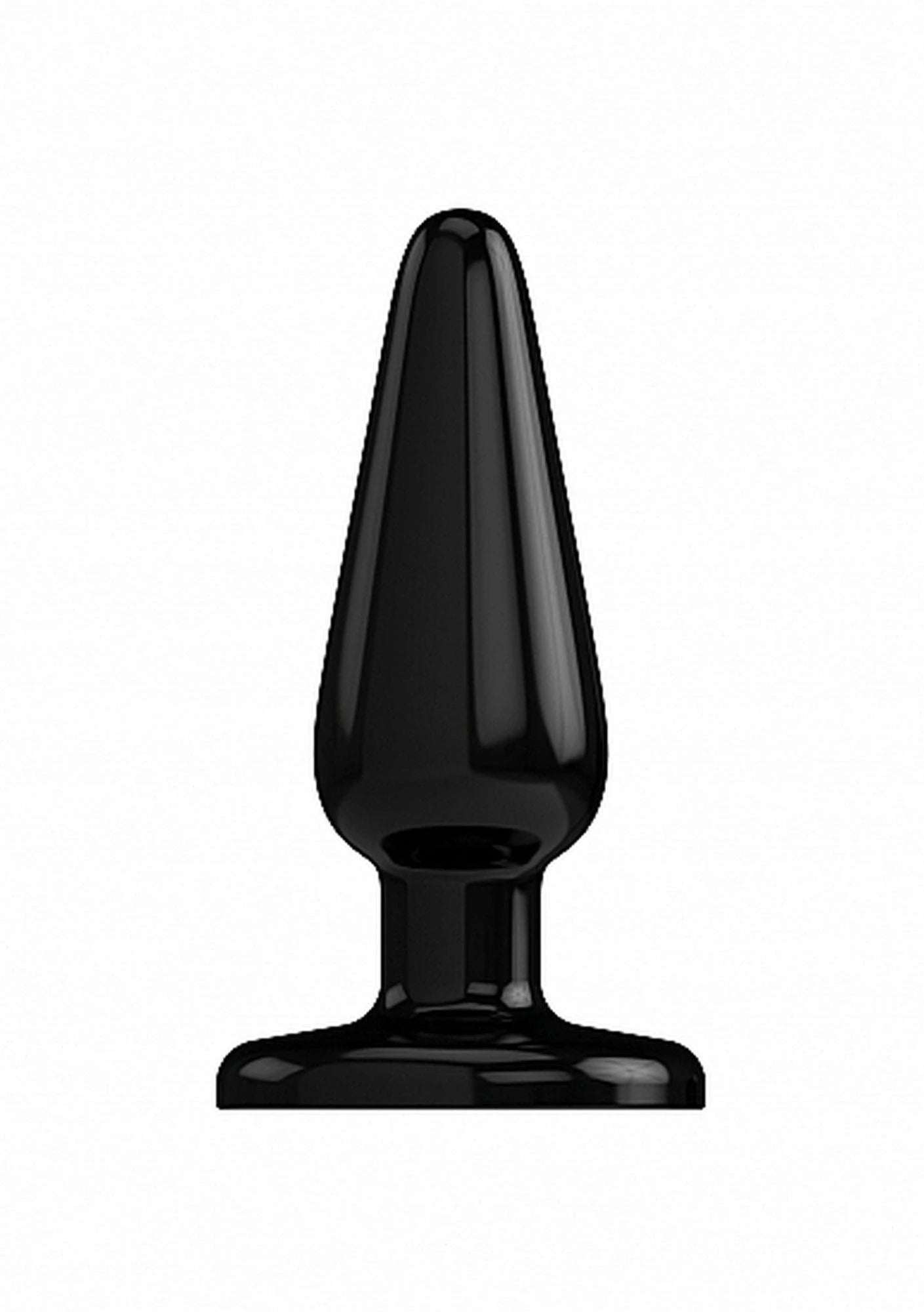 Plug anal - Basique - 4 pouces - Noir