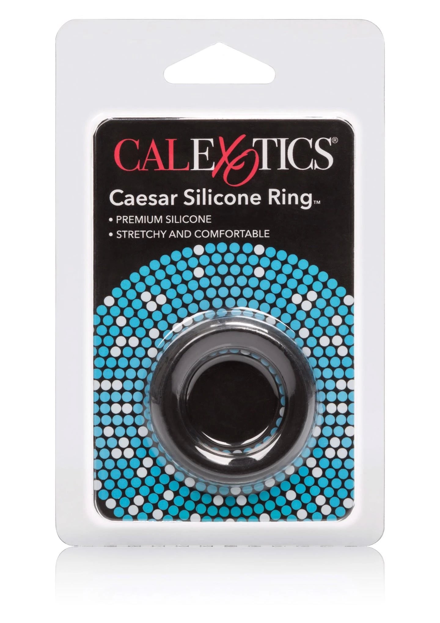 Caesar Anneau en silicone noir