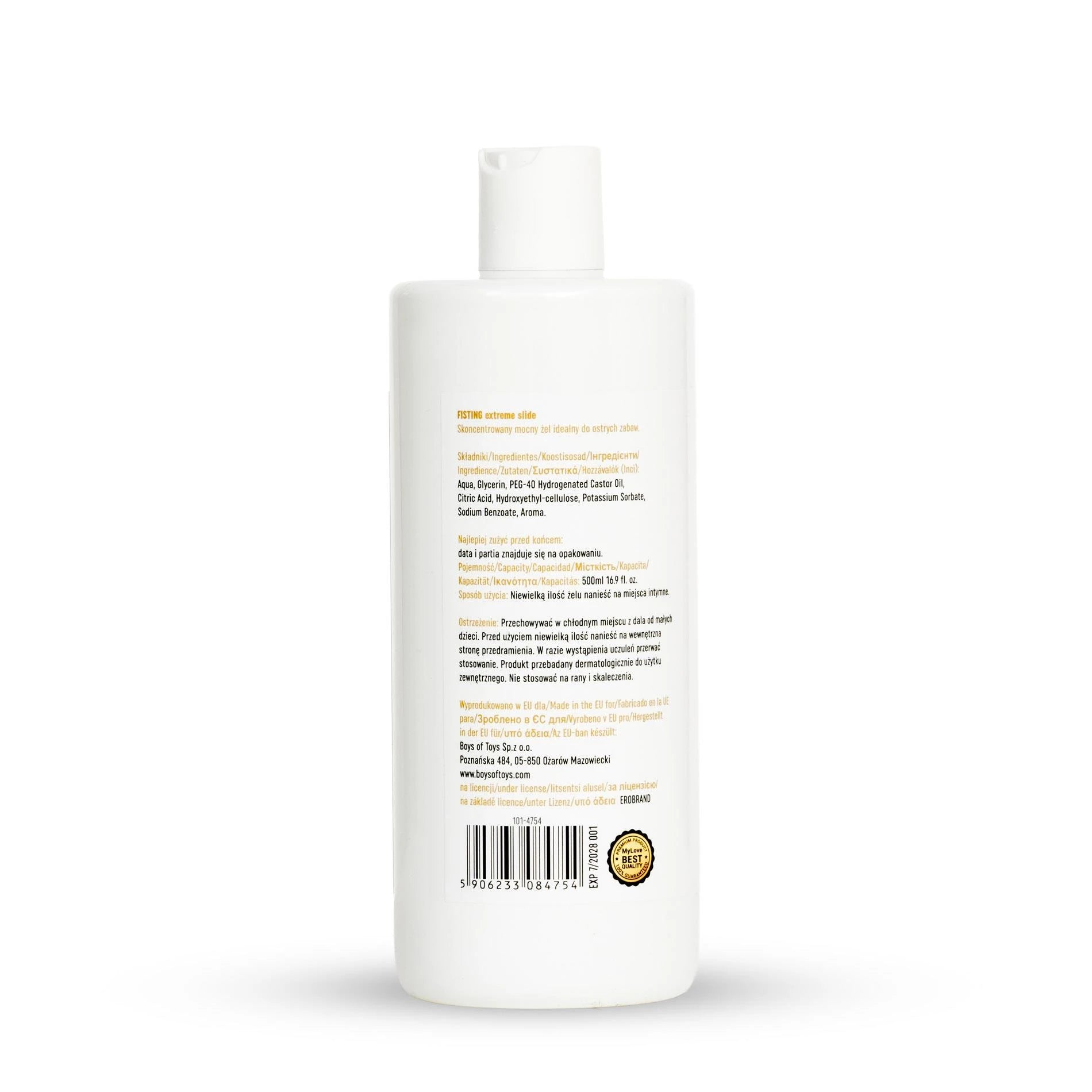 MyLove Fisting-extreme slide 500 ml.