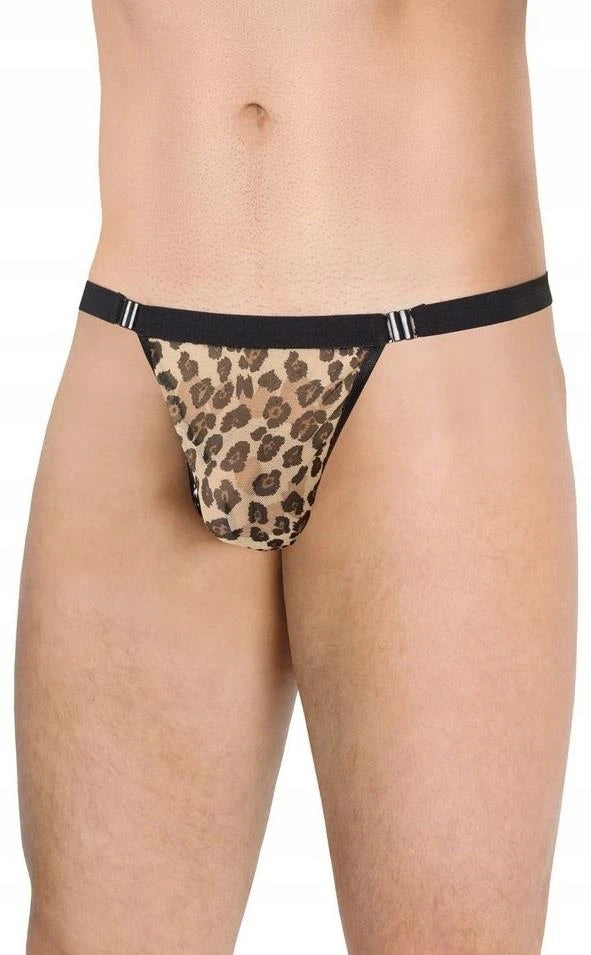 String pour homme 4528 - panthère Taille unique