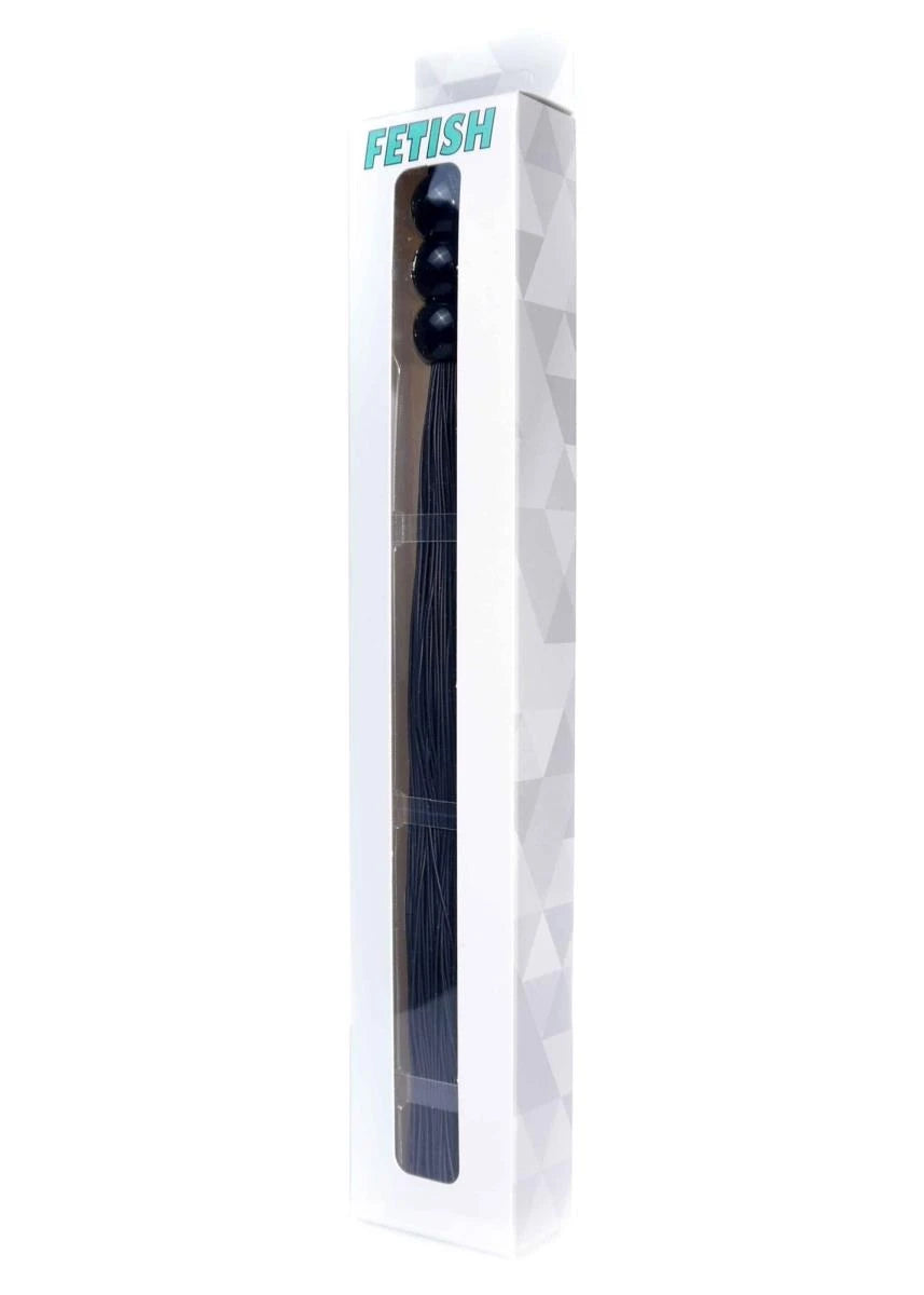 Silicone Whip Black 10" - Fetish B - Series