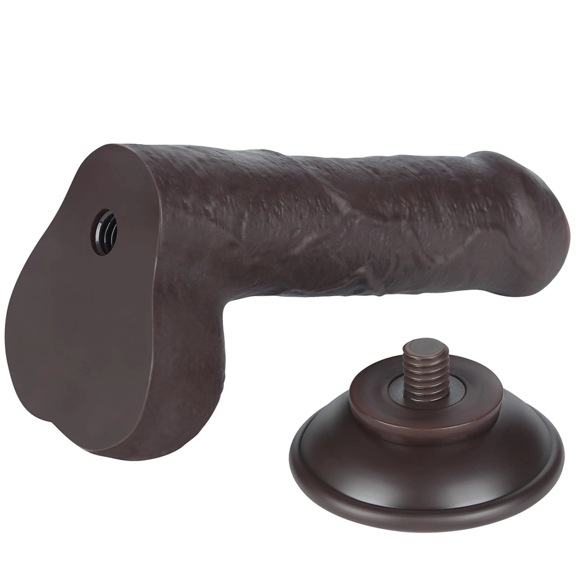 7'' Sliding Skin Dual Layer Dong Noir