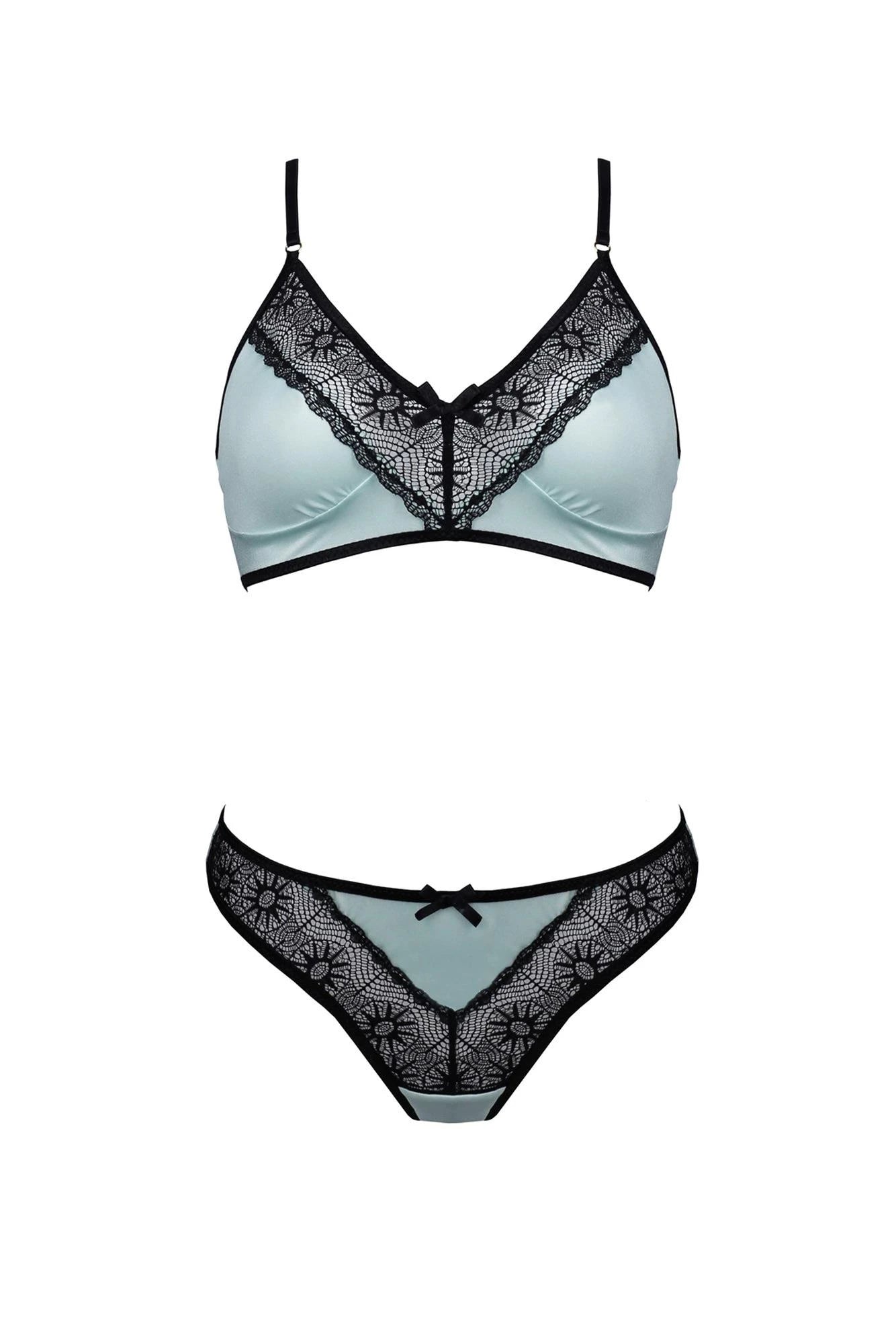 Bielizna-SIDRA BIKINI minty XXL/XXXL