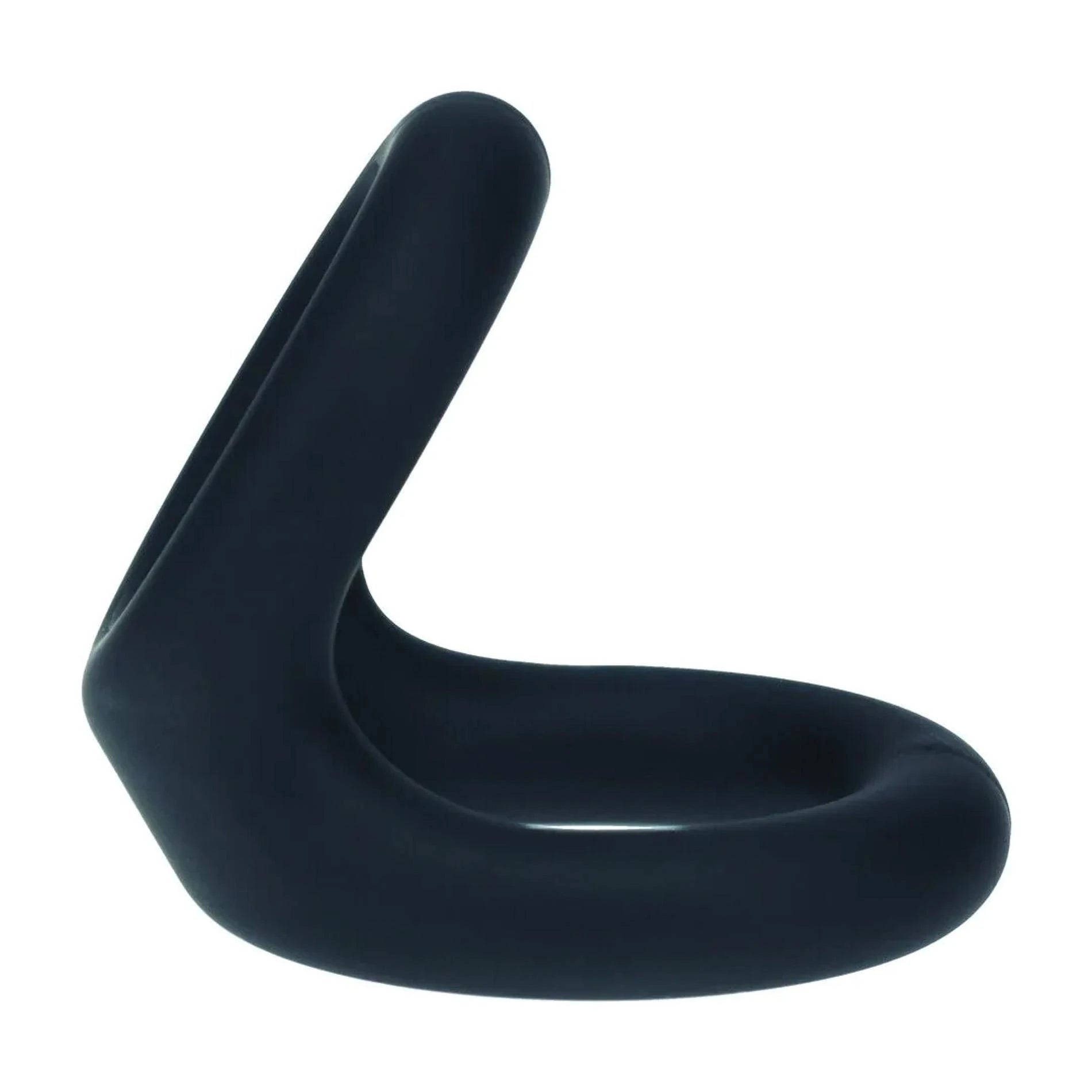 Double O Silicone Cockring - S - Noir