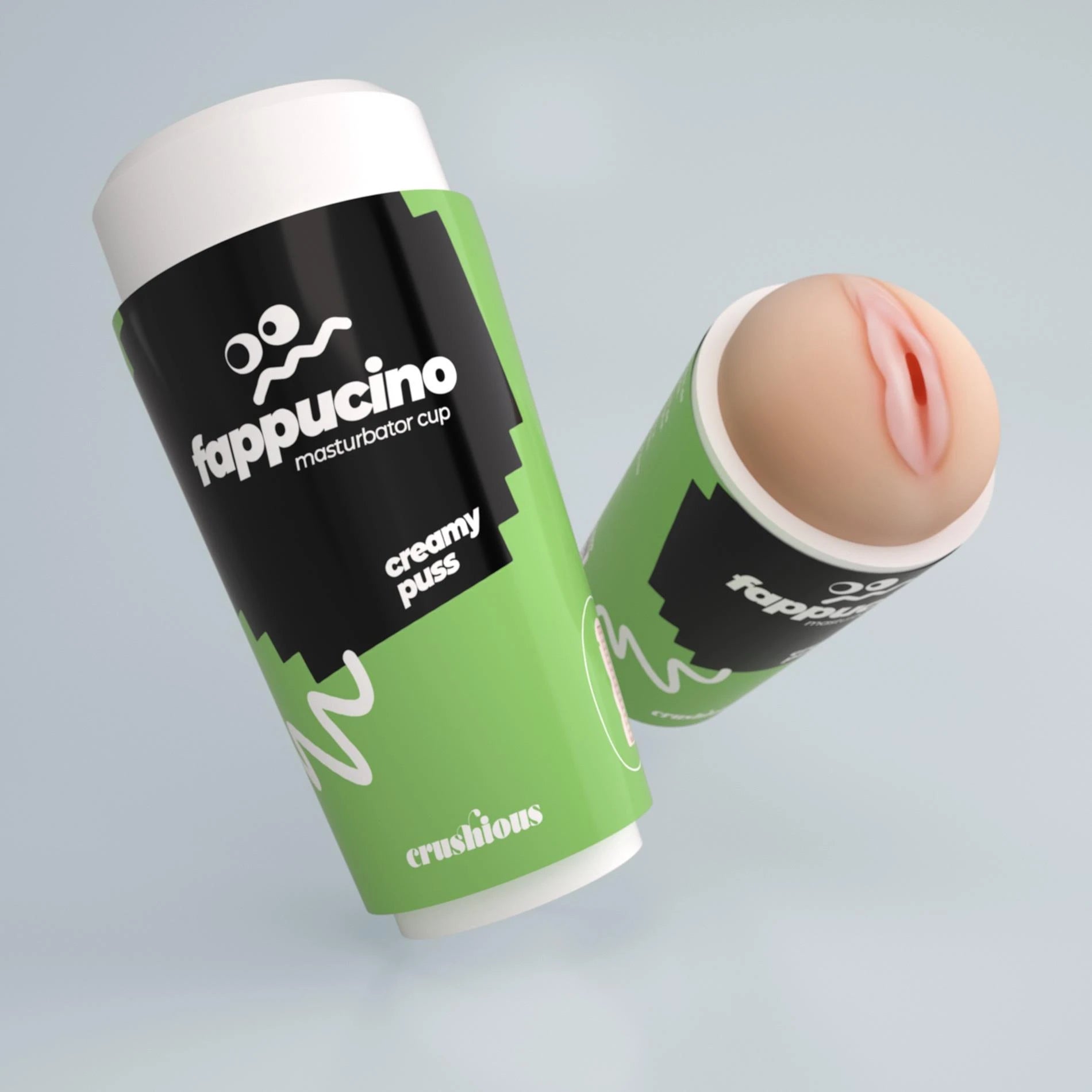 Fappucino Creamy Puss - Vaginal Masturbator Cup - Green