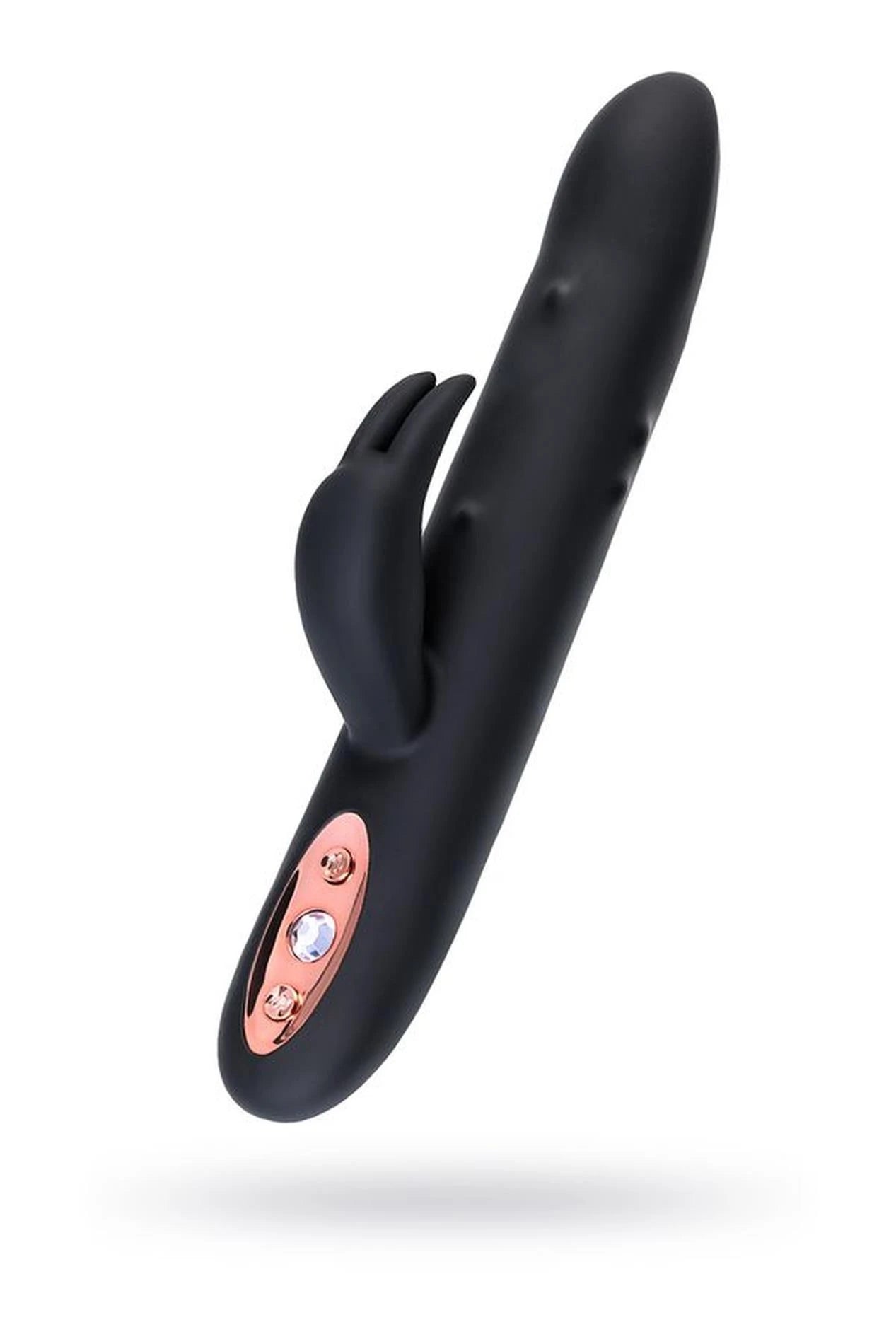 Vibromasseur WANAME D-SPLASH HAIL irréaliste, silicone, noir, 23,8 cm