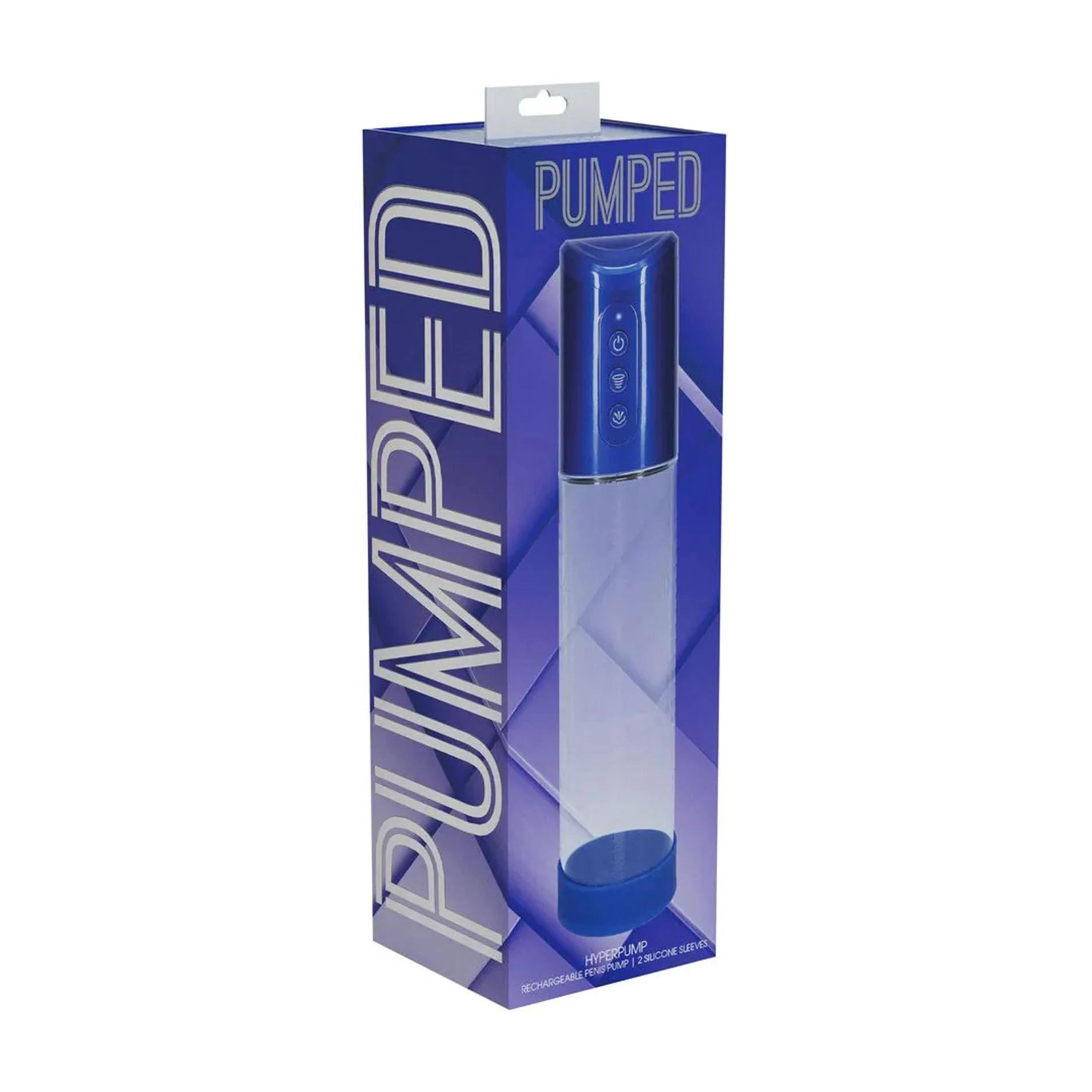 HyperPump - Pompe Pénienne Rechargeable - Bleu Métallisé