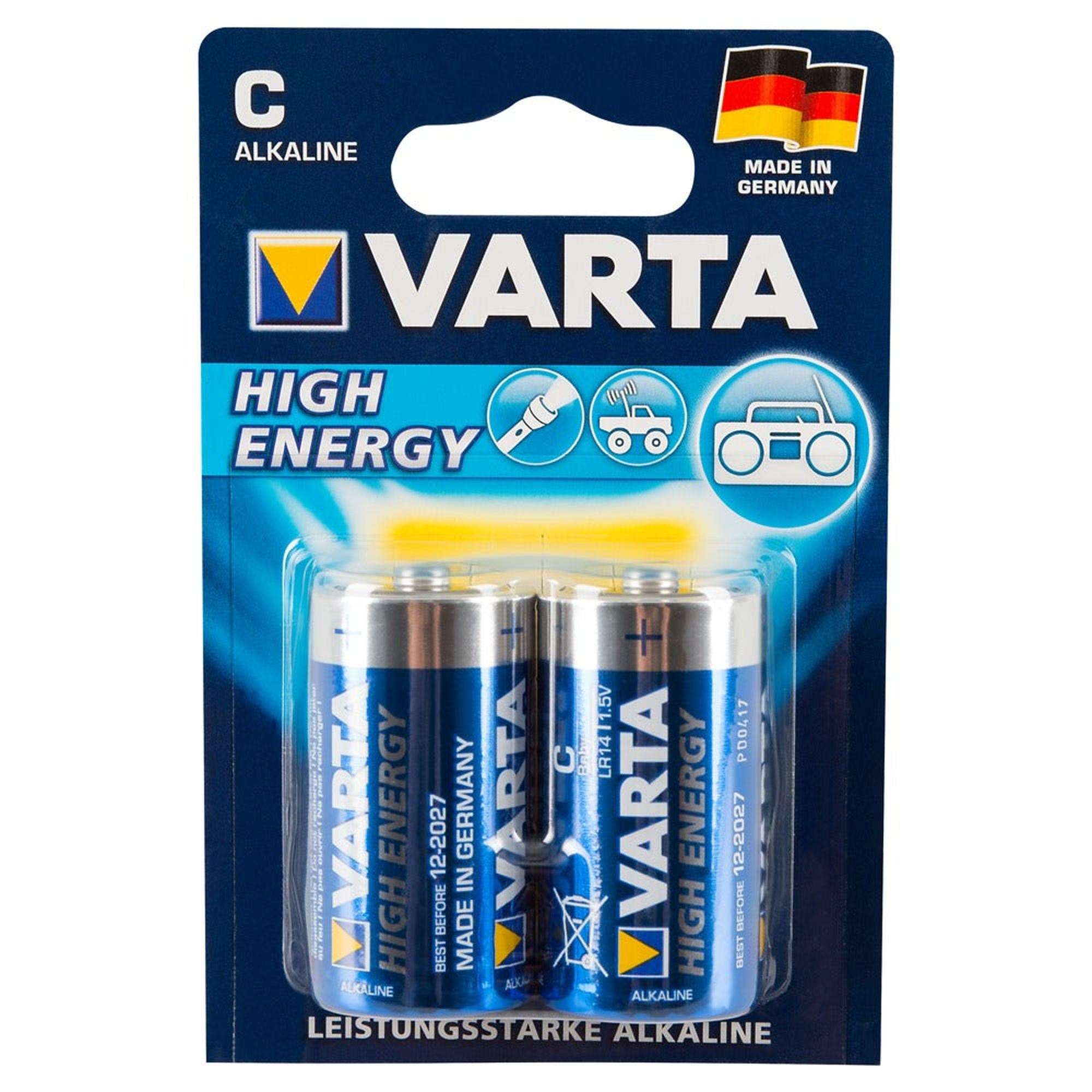 2 C Batteries