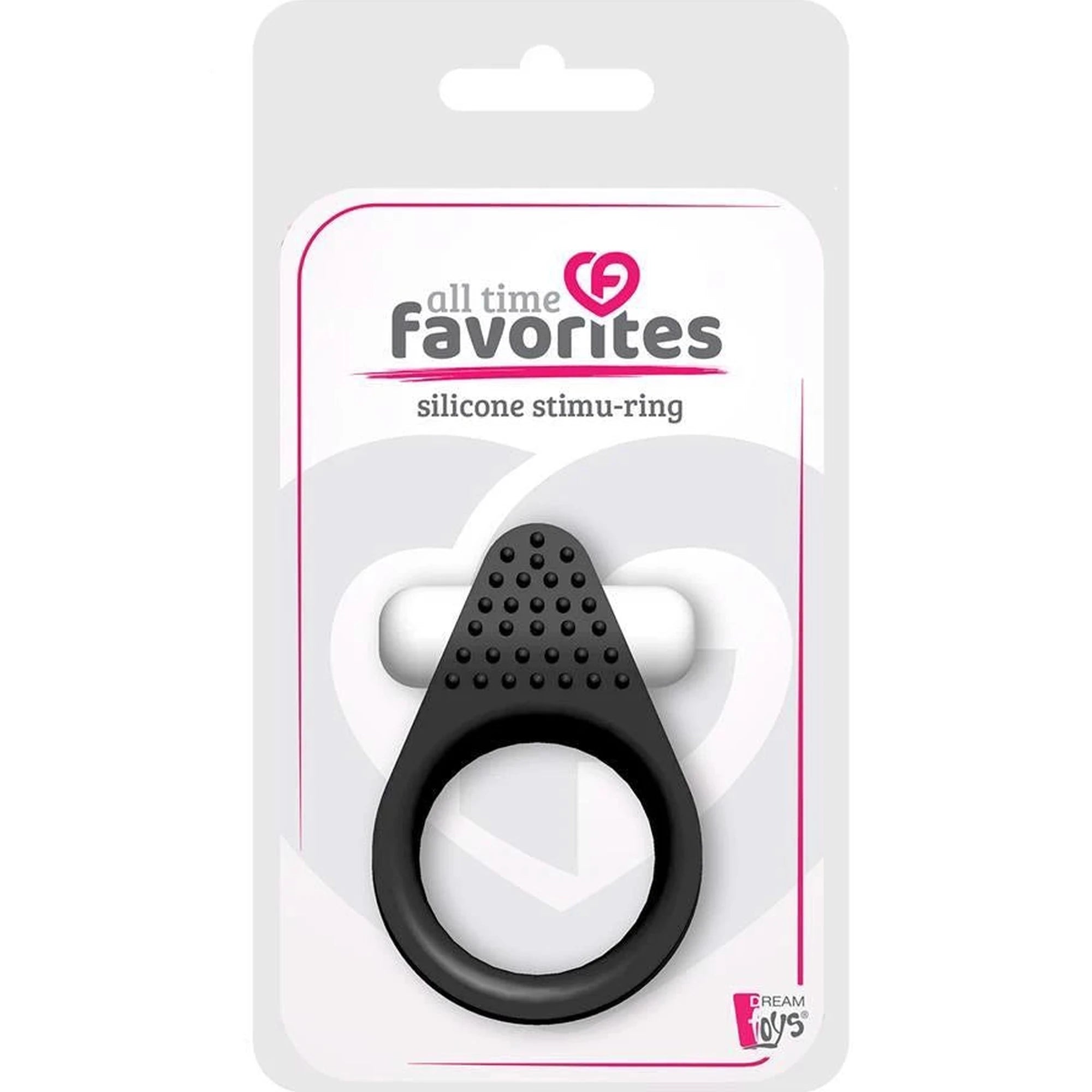 ALL TIME FAVORITES SILICONE STIMU-RING BLACK