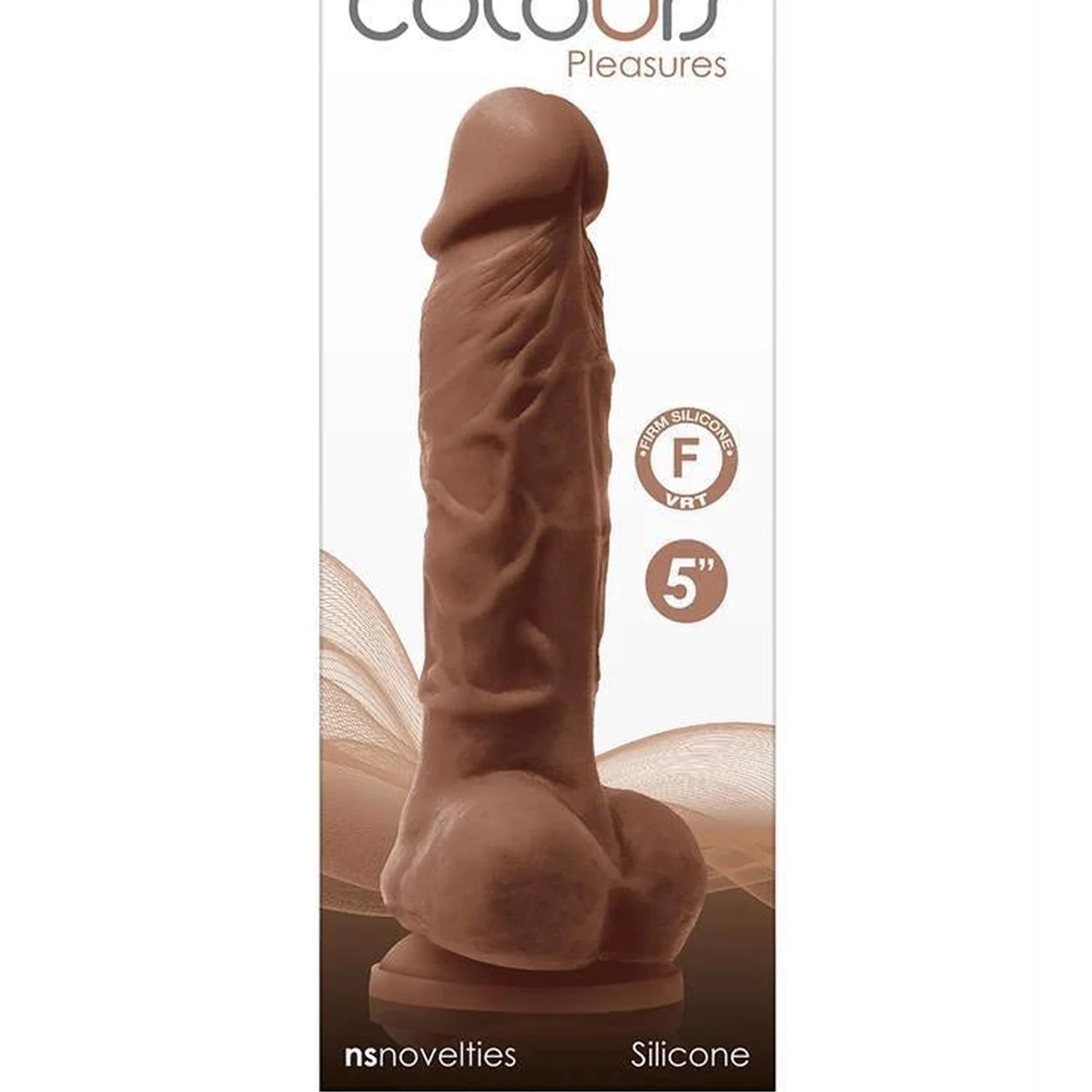 COLOURS PLEASURES VIBE 5" DILDO BROWN