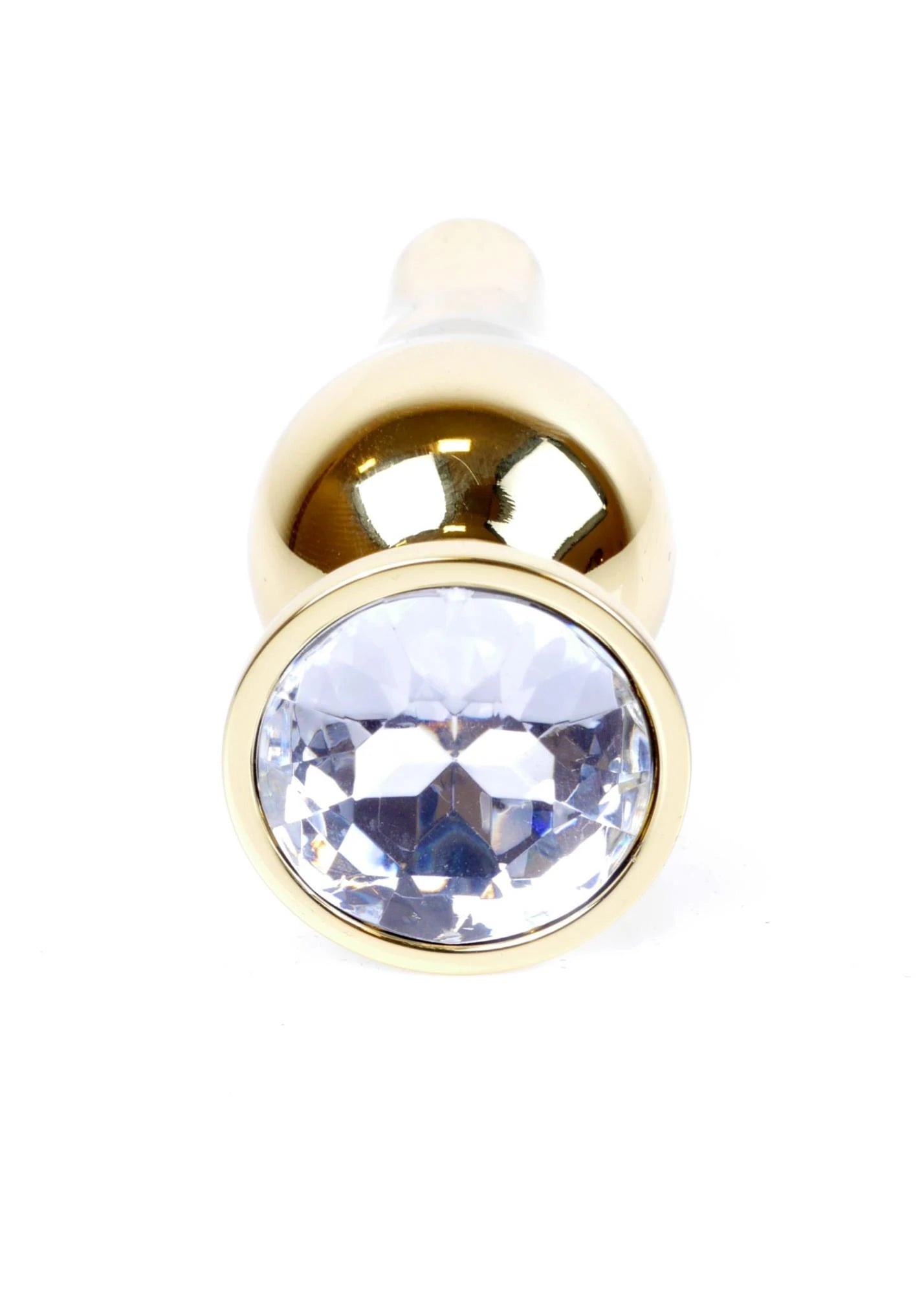 MyLove Toys - Bijoux BUTT PLUG Doré - Transparent