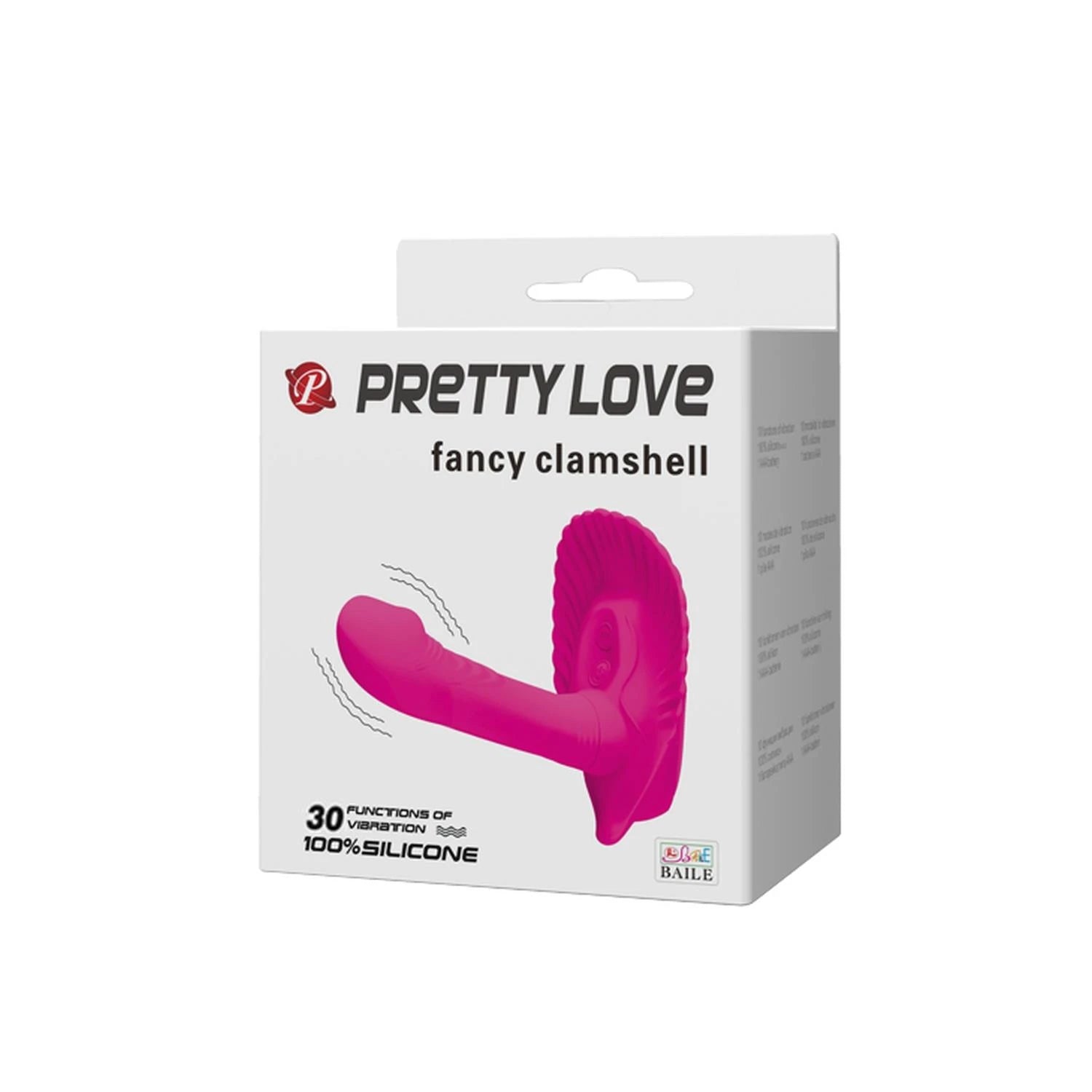 PRETTY LOVE - coquille de palourde fantaisie, 10 fonctions de vibration