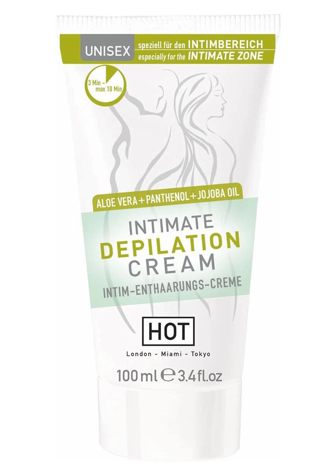 Gel/spray-Crème Dépilatoire Intime HOT 100 ml