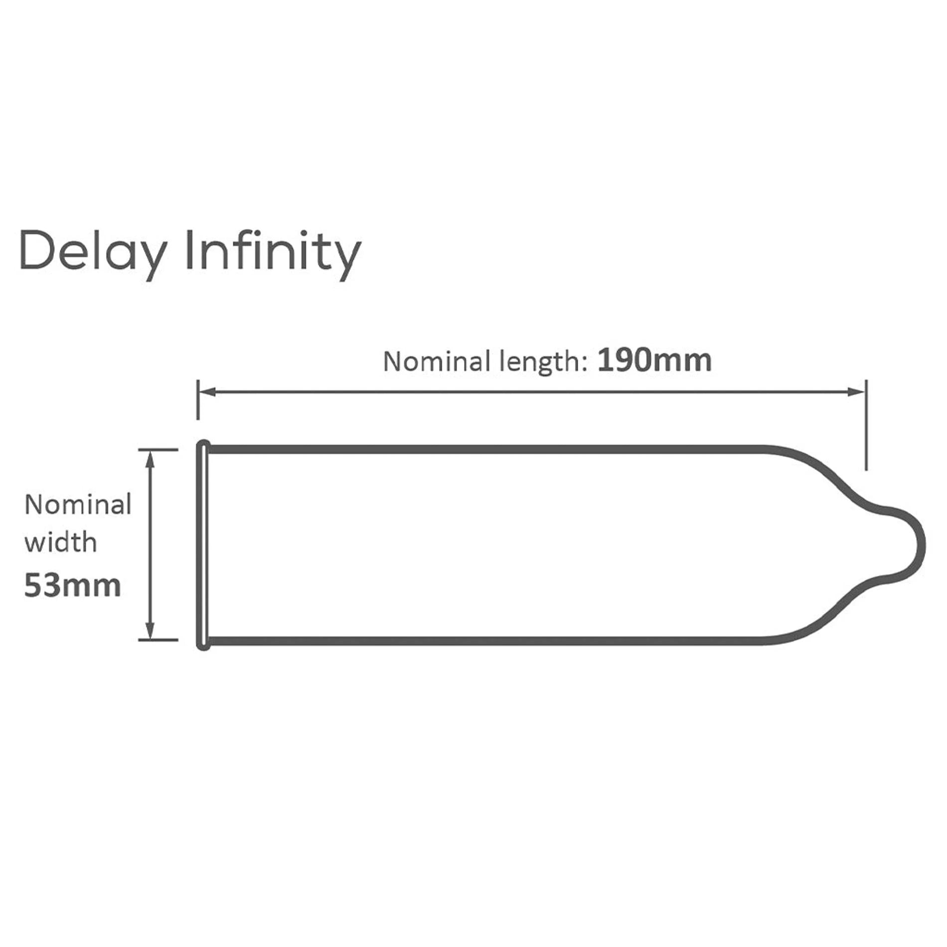 Pasante Delay/Infinity Préservatifs - Lots en vrac de 144 unités