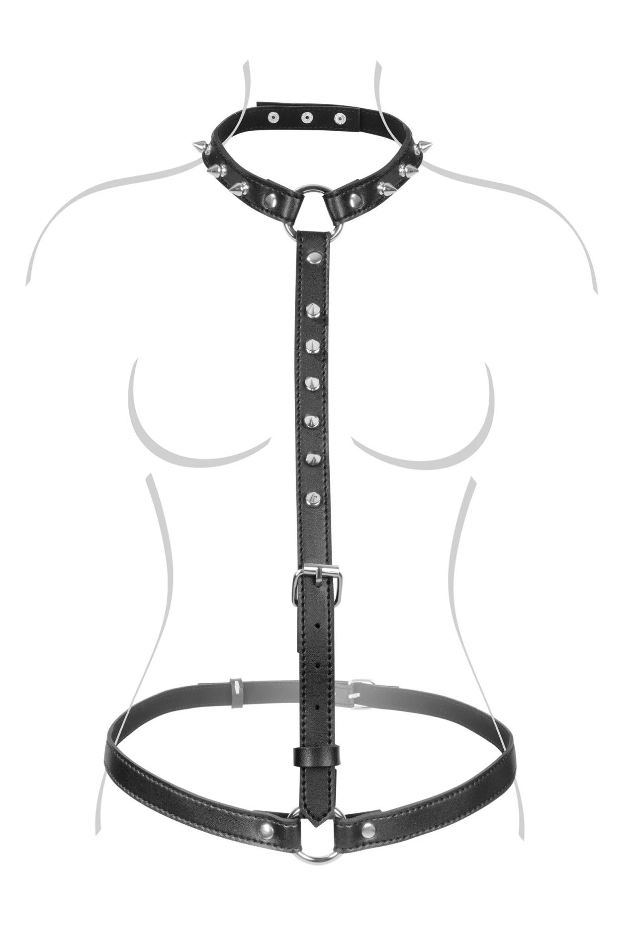 HARNAIS DE BUSTE SEXY AVEC CLOUS