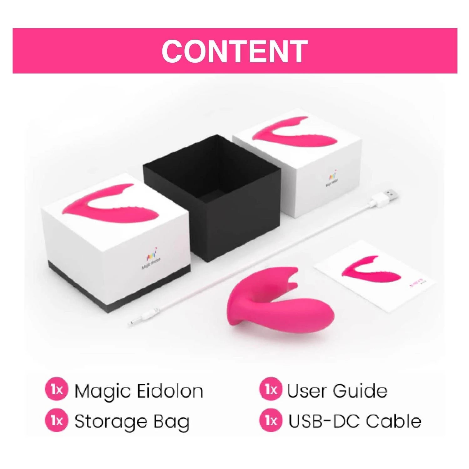 Magic Motion - Vibrateur Intelligent à Double Moteur Portable Eidolon