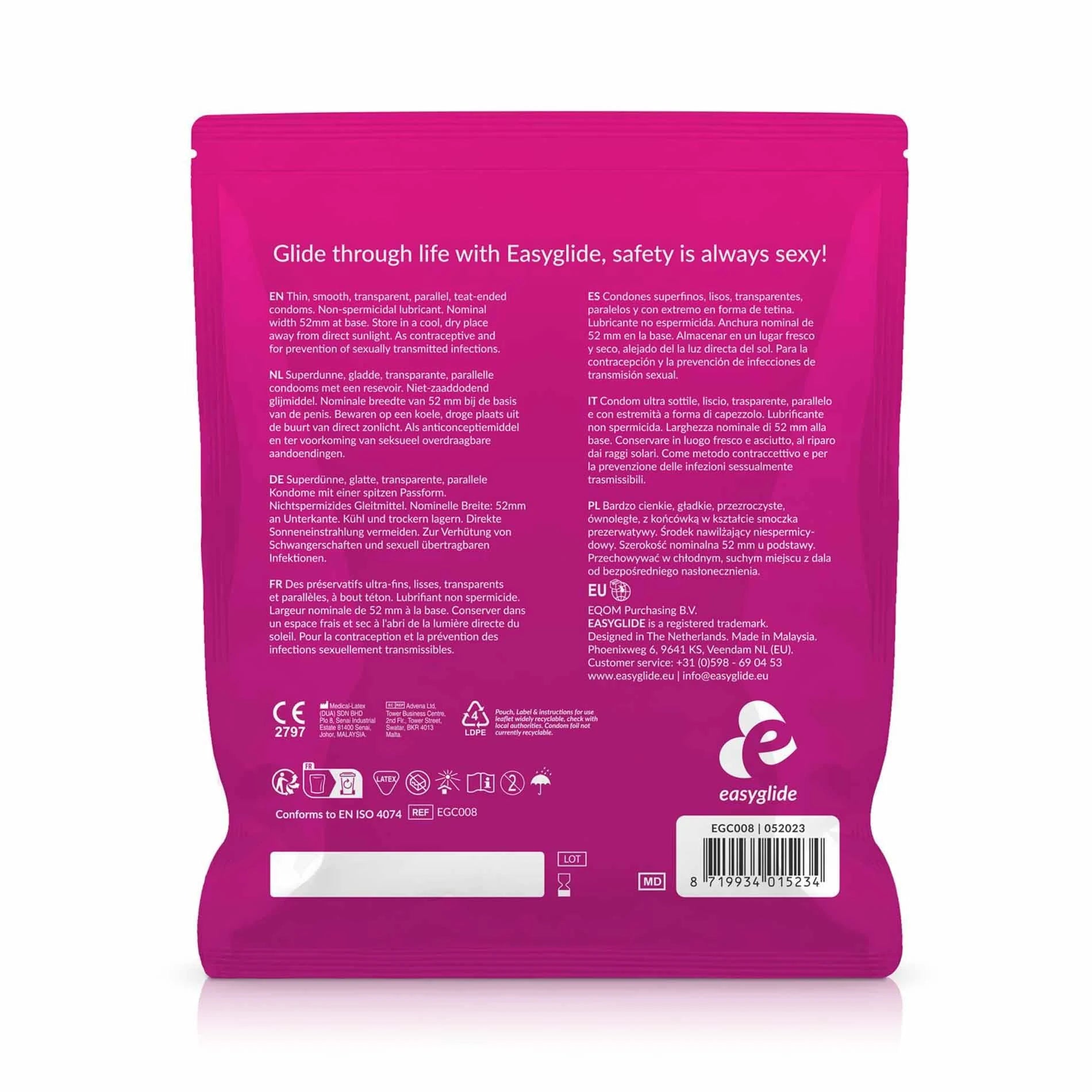 EasyGlide - Extra Thin Condoms 40 pcs