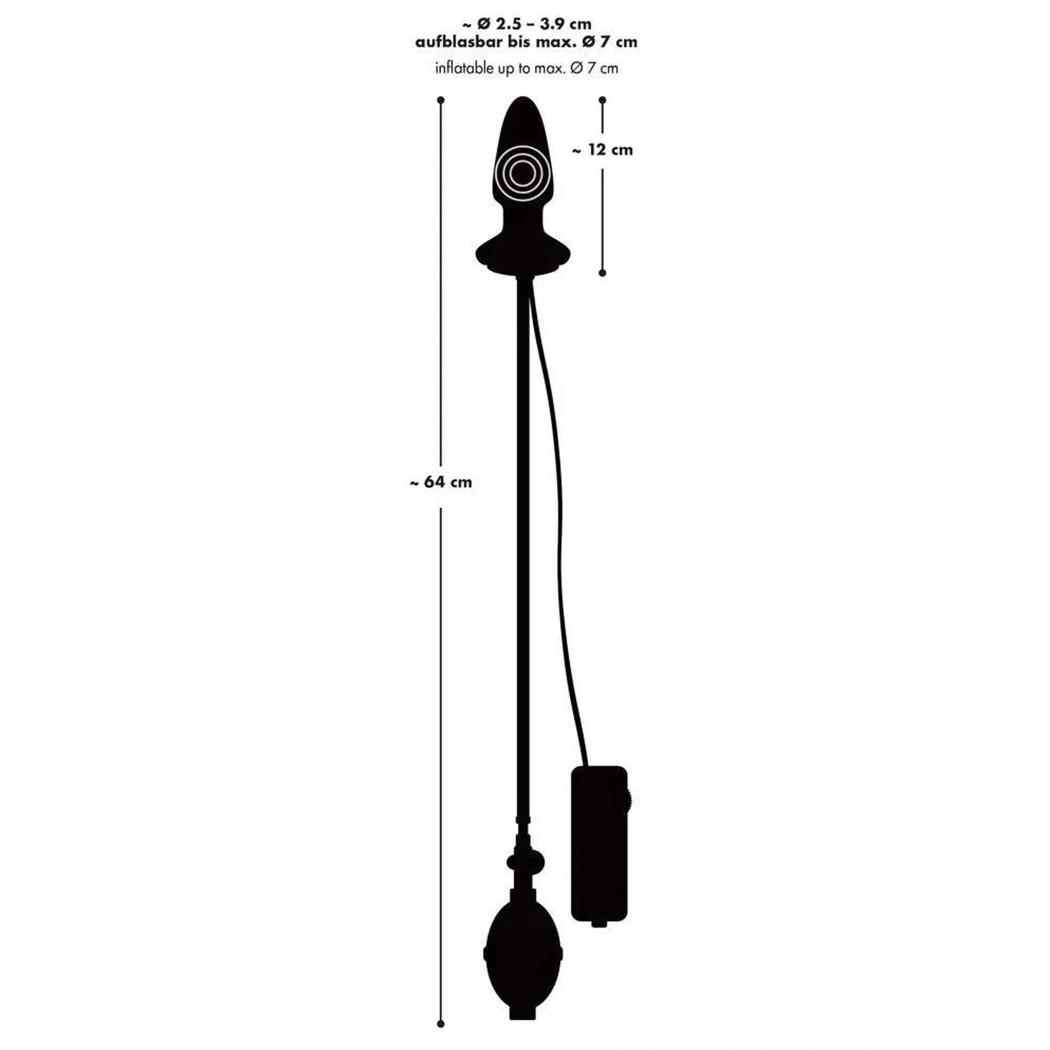 Fanny Hill's Butt Plug black