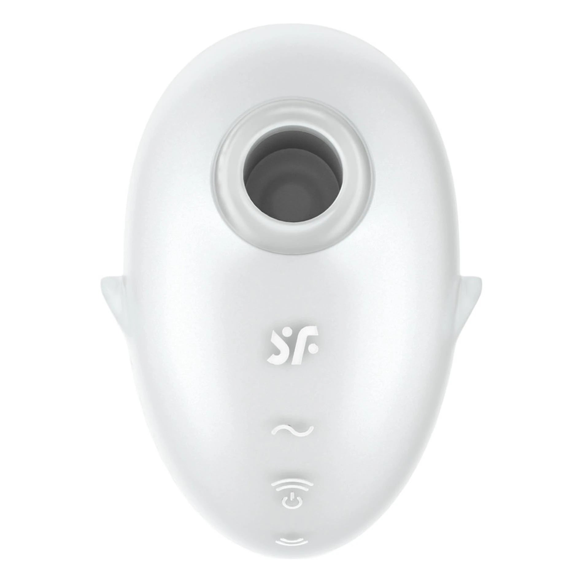 Cutie Ghost - Air Pulse Vibrator - White