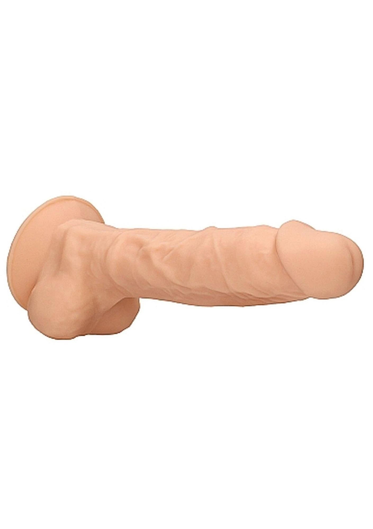 Silicone Dildo with Balls - 9 / 23 cm