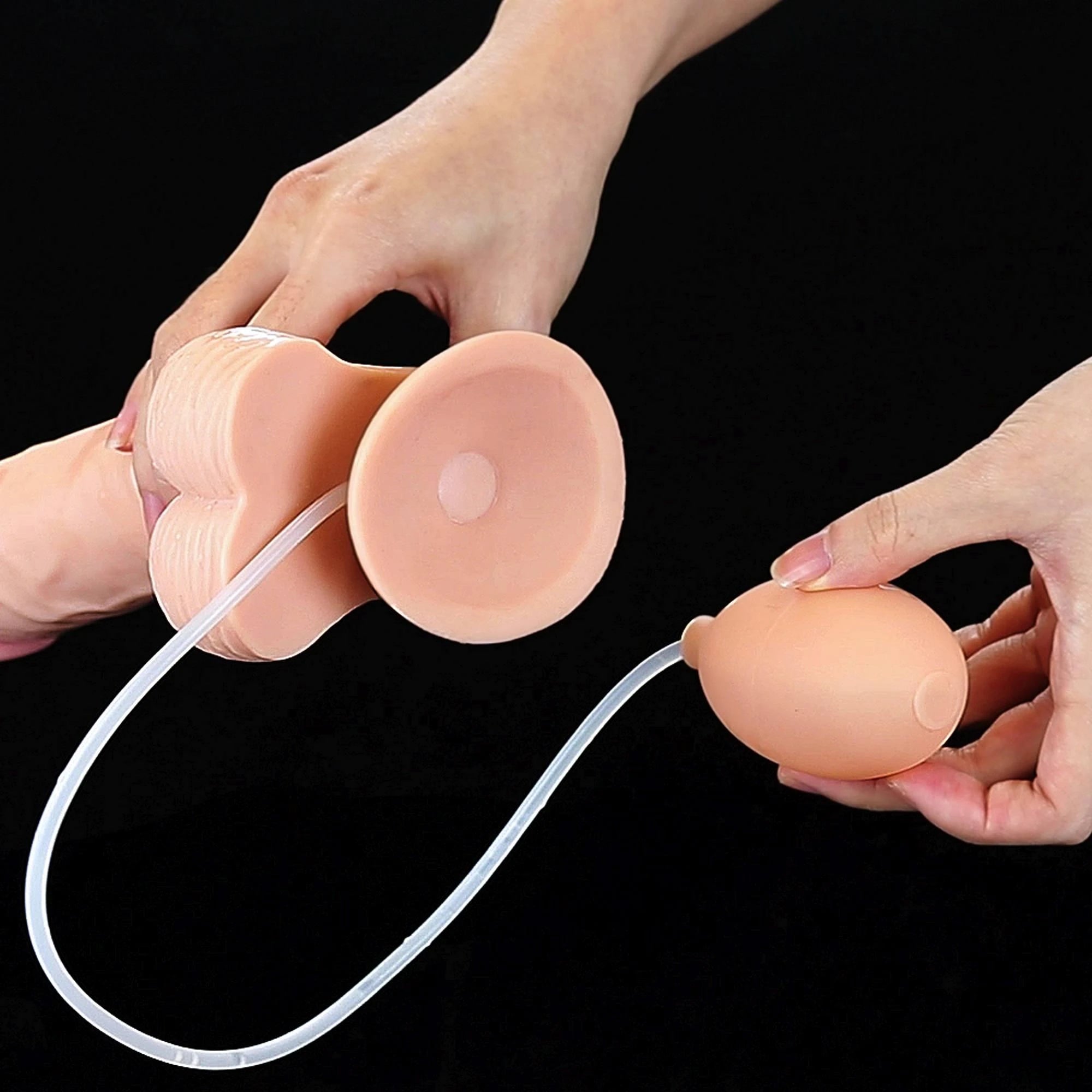 9″ Soft Ejaculation Cock With Ball