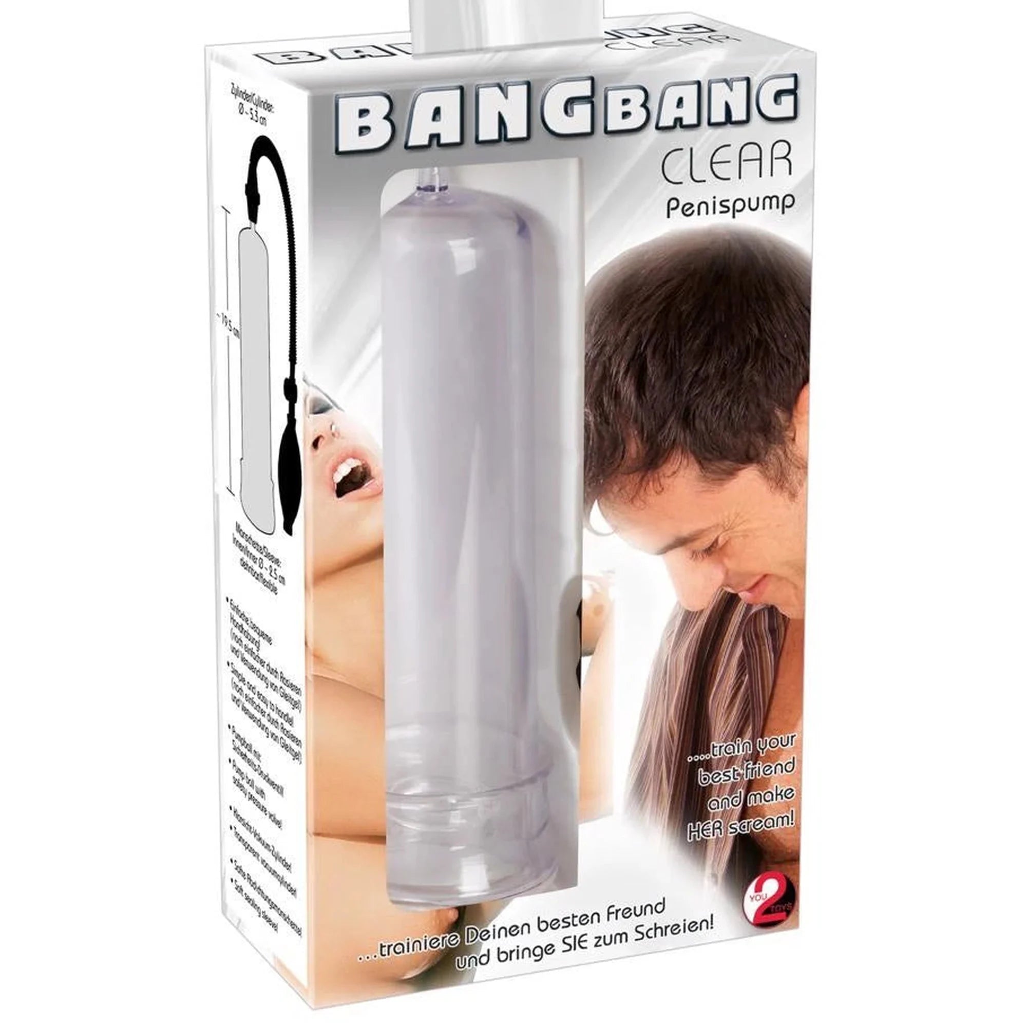 Bang Bang Pompe à pénis transparente