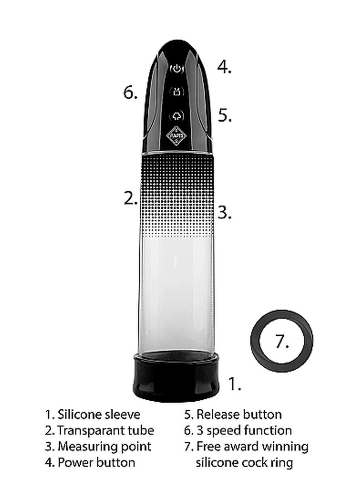 Pompe Luv rechargeable automatique - Noire