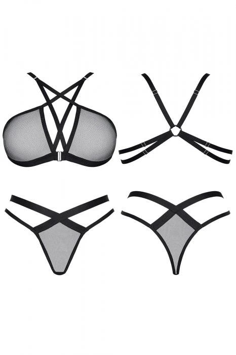 Underwear-LadyX Aina XXL - bra, thong